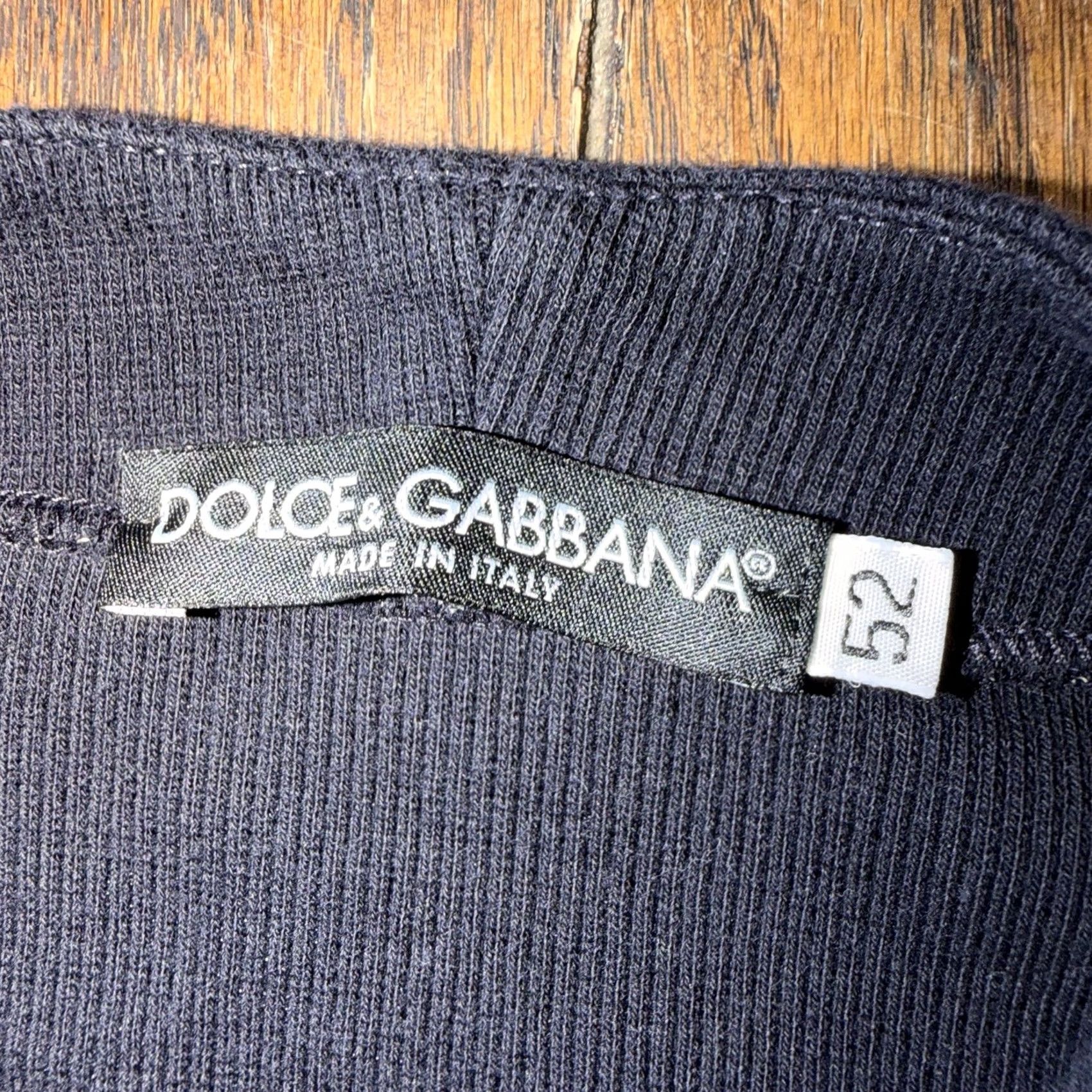 Dolce & Gabbana Dolce&Gabbana Shirt Womens 52 Navy Blue 1/2 Button Long Sleeve Breathable Cotton Casual Classic Designer Basic Regular Update: Navy, Blue Size XXL / US 16-18 / IT 52-54 - 2 Thumbnail