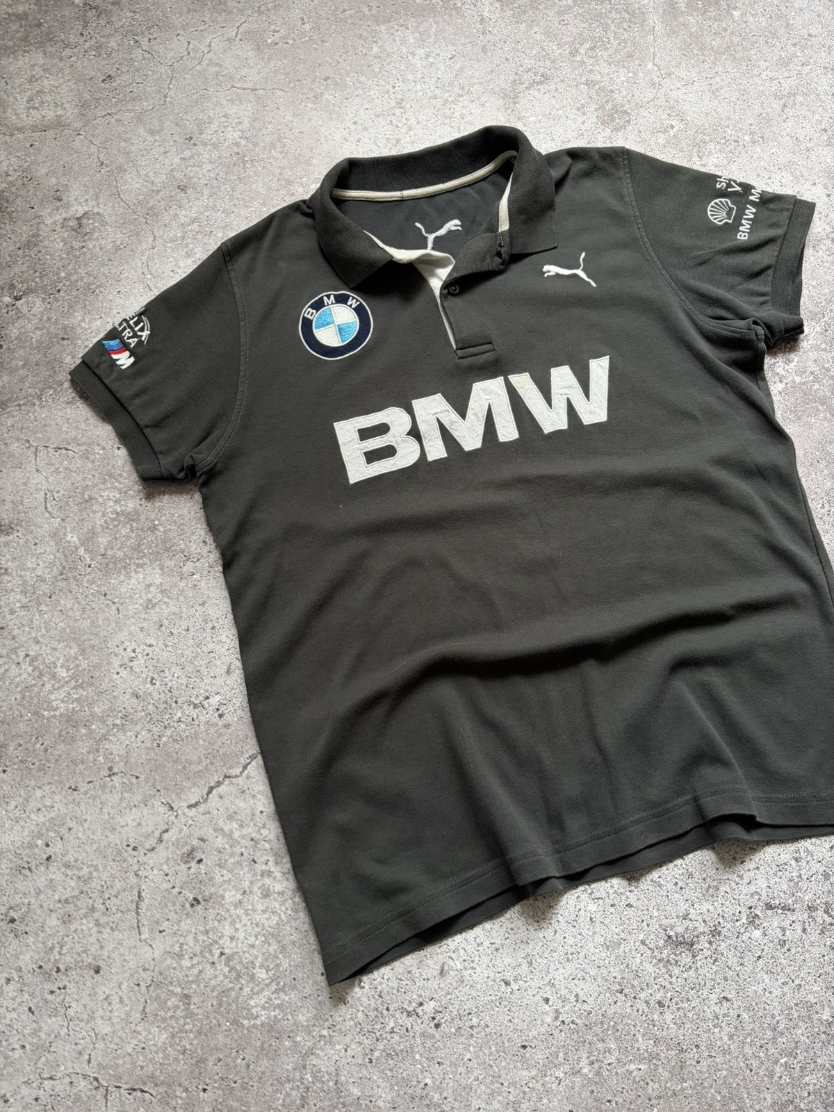 BMW BMW Vintage Big Logo Y2K Polo Size US M / EU 48-50 / 2 - 3 Thumbnail