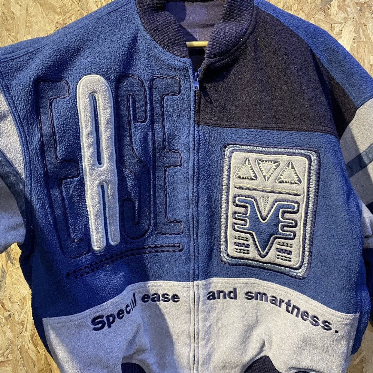 Japanese Brand × Vintage Vintage santa fe beautiful fleece bomber boxy jackets Size US L / EU 52-54 / 3 - 6 Thumbnail