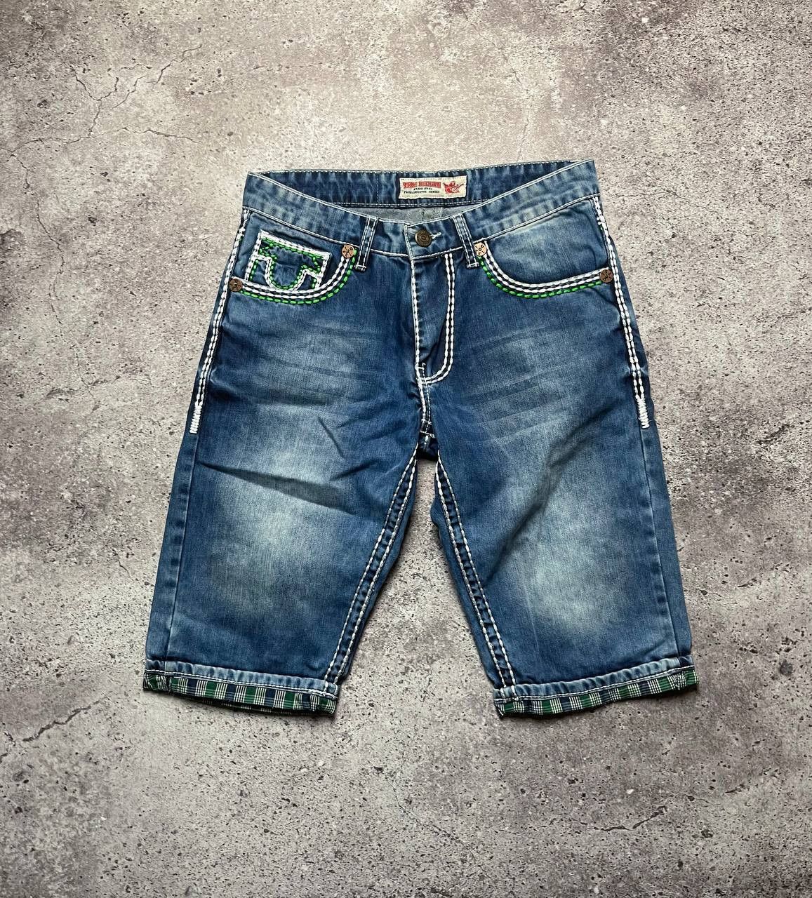 True Religion vintage true religion denim shorts 90s y2k Size US 33 - 3 Thumbnail