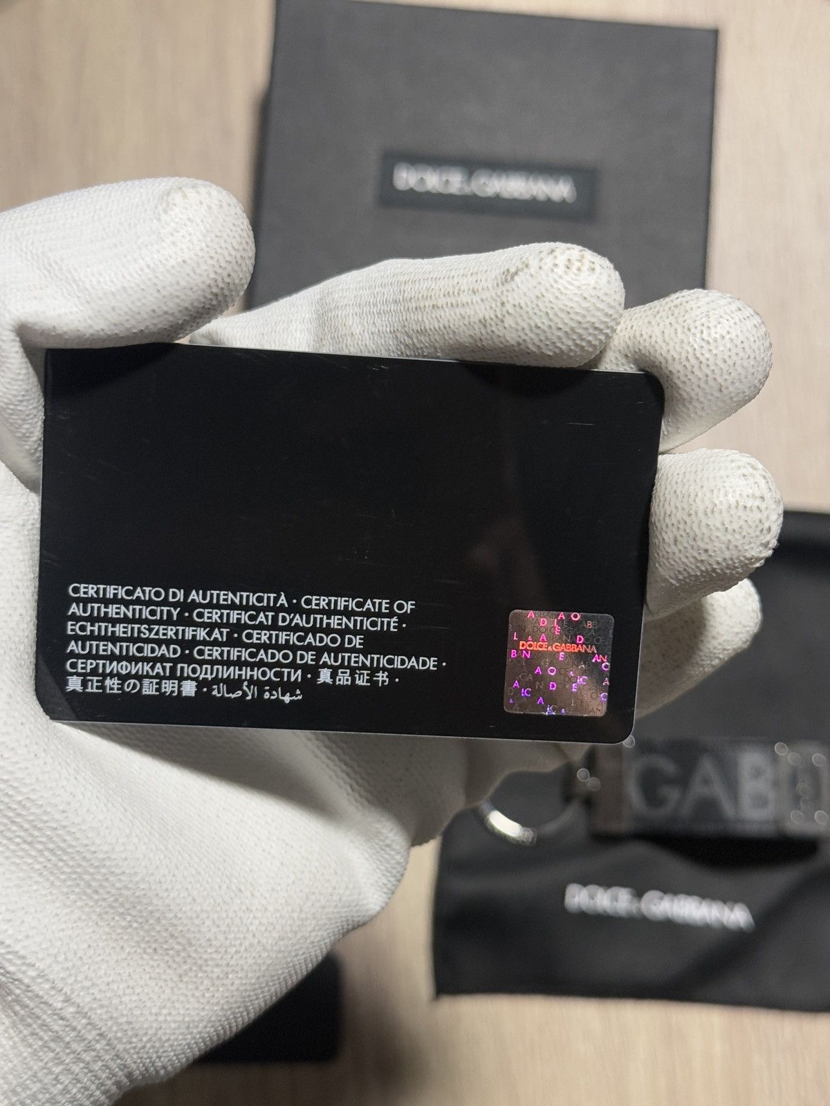 Dolce & Gabbana Dolce & Gabbana Keychain Faux Leather Keyring Size ONE SIZE - 3 Thumbnail