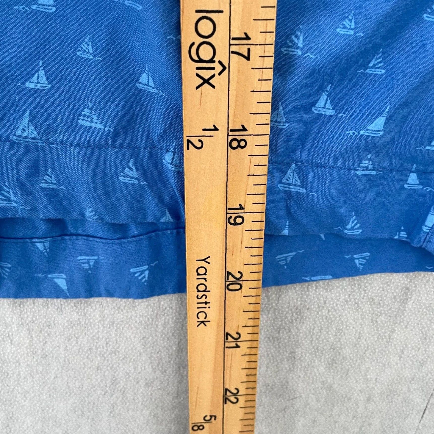 Peter Millar VINTAGE Peter Millar Shorts Men 38 Chino All Over Print Sailboat Logo Golf Casual Blue Size 38 Size US 38 / EU 54 - 6 Thumbnail