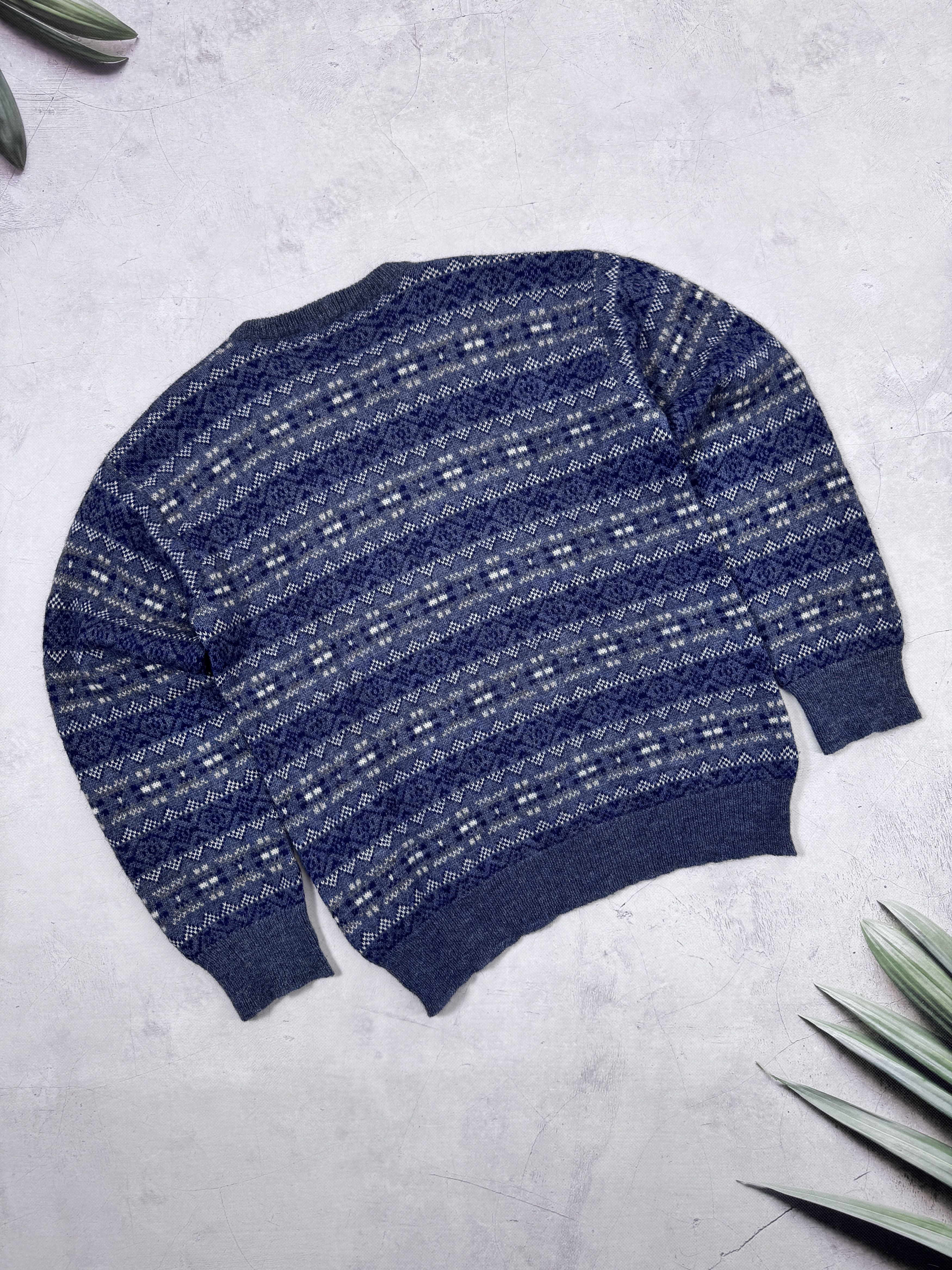 Vintage Vintage 70s Silvy Sweater Alpaca Wool Geometric Pattern Size US M / EU 48-50 / 2 - 15 Thumbnail