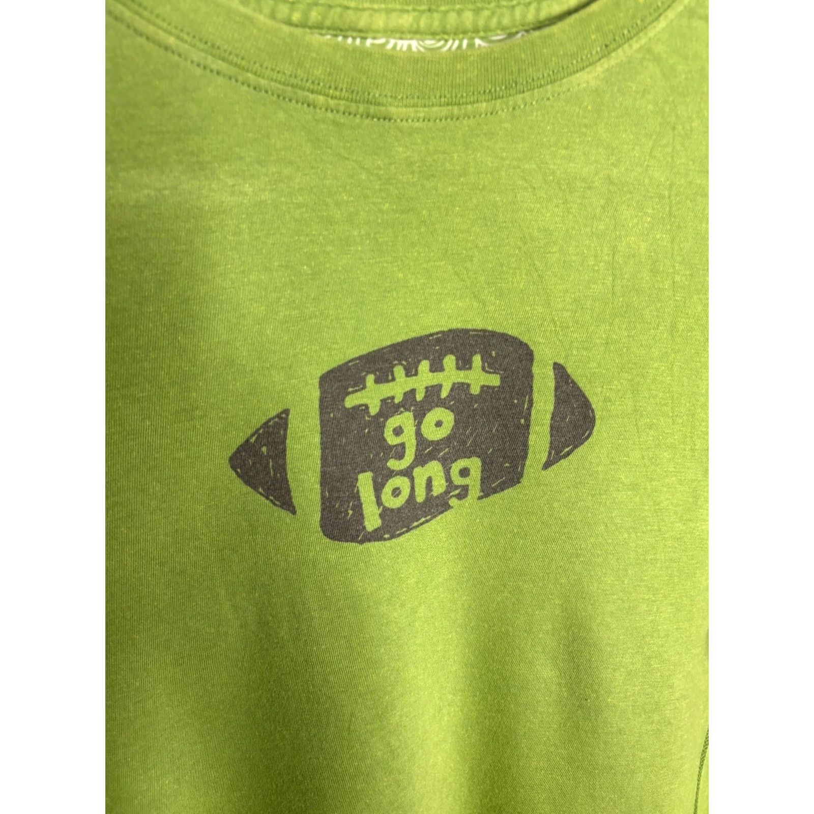 Life is Good Life is Good Football Go Long T-Shirt Men's XL Teal Green Graphic Print Outdoor Size US L / EU 52-54 / 3 - 2 Thumbnail