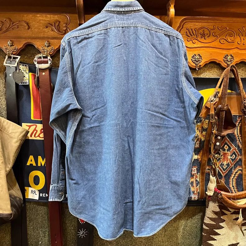 RRL Ralph Lauren RRL Ralph Lauren First year denim shirt Size US L / EU 52-54 / 3 - 2 Thumbnail
