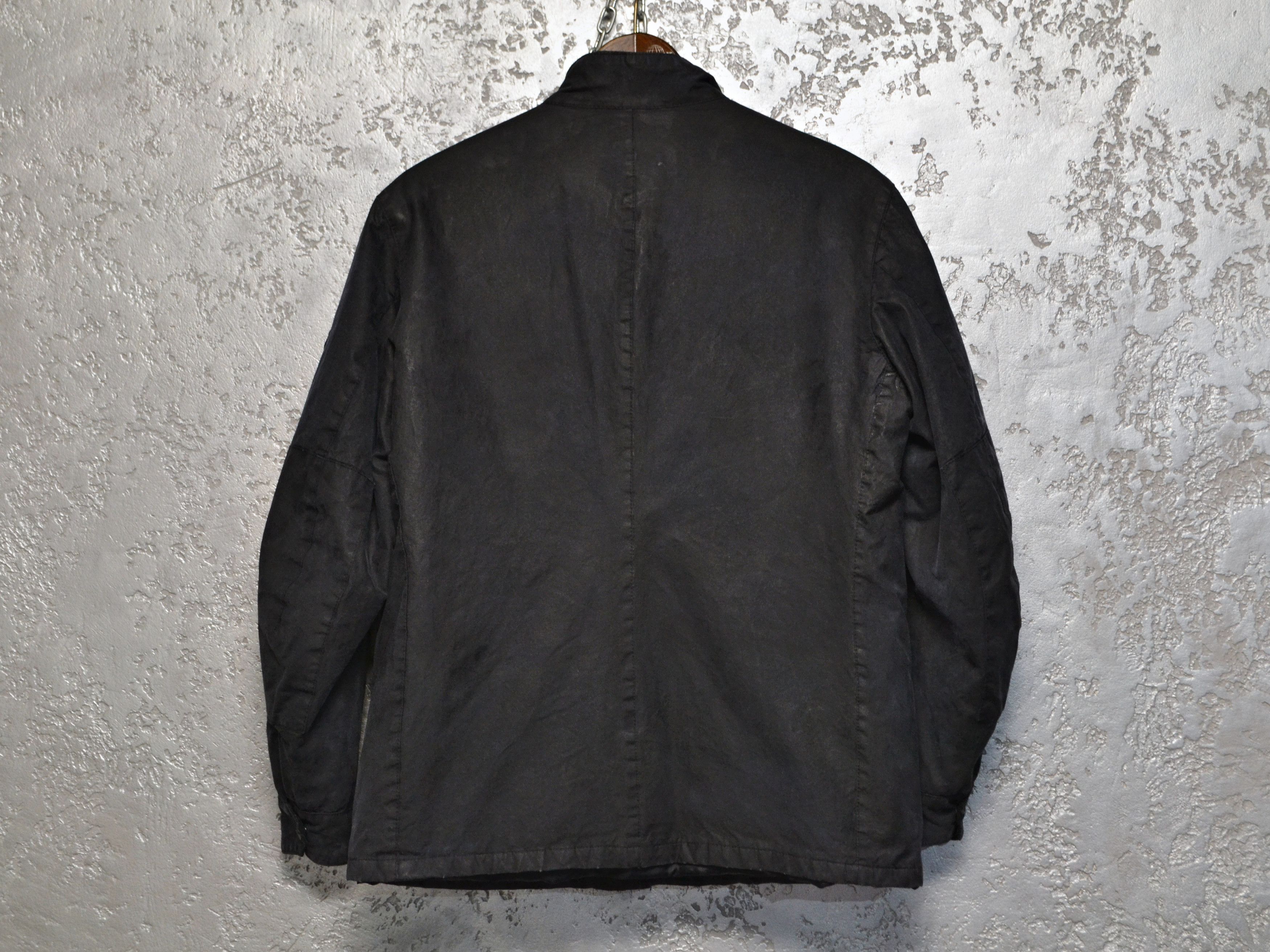 Barbour Barbour International Duke Navy Waxed Biker Jacket Size US M / EU 48-50 / 2 - 4 Thumbnail