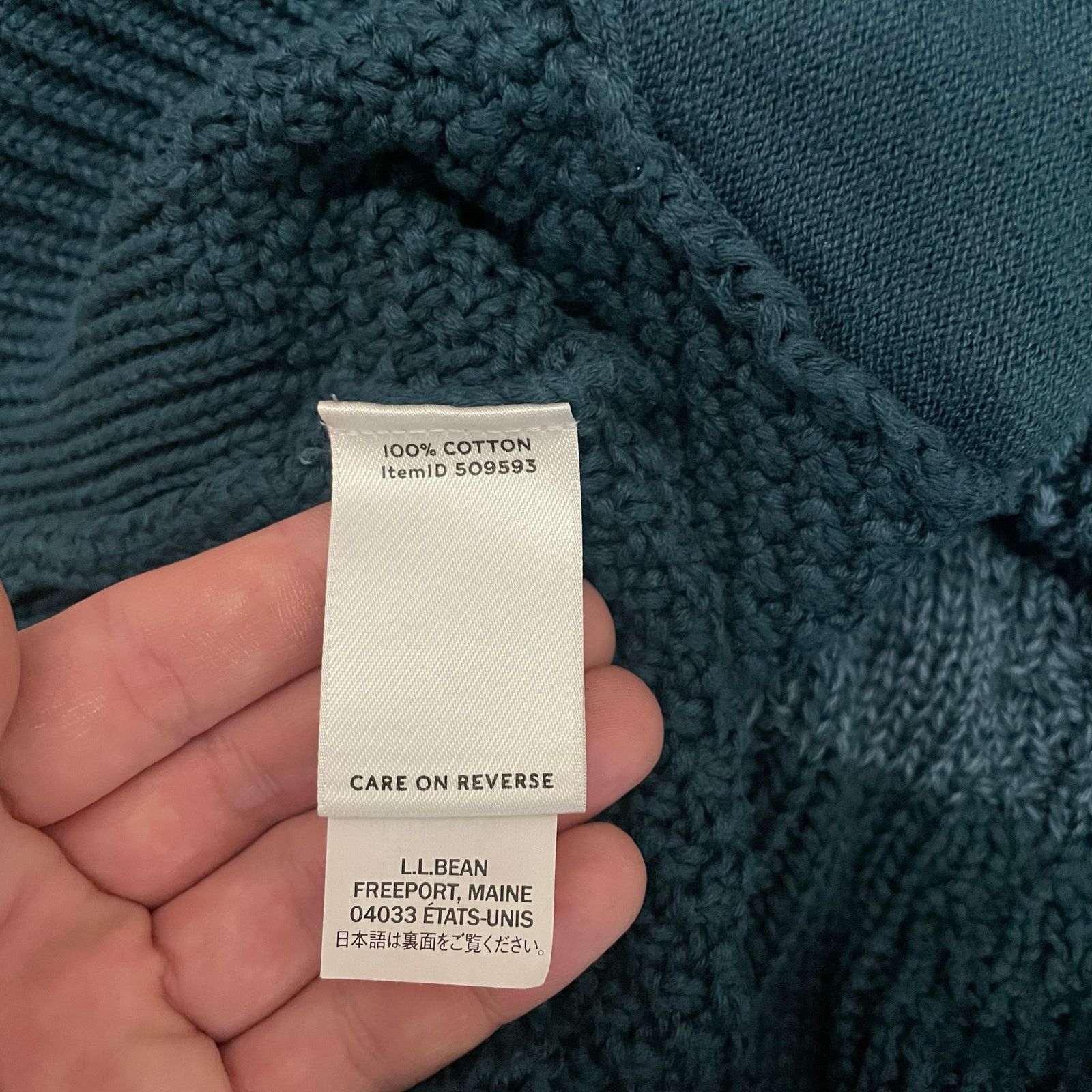 L.L. Bean L.L. Bean Signature Cowl Neck Sweater Blue Gradient Medium Size M / US 6-8 / IT 42-44 - 3 Thumbnail