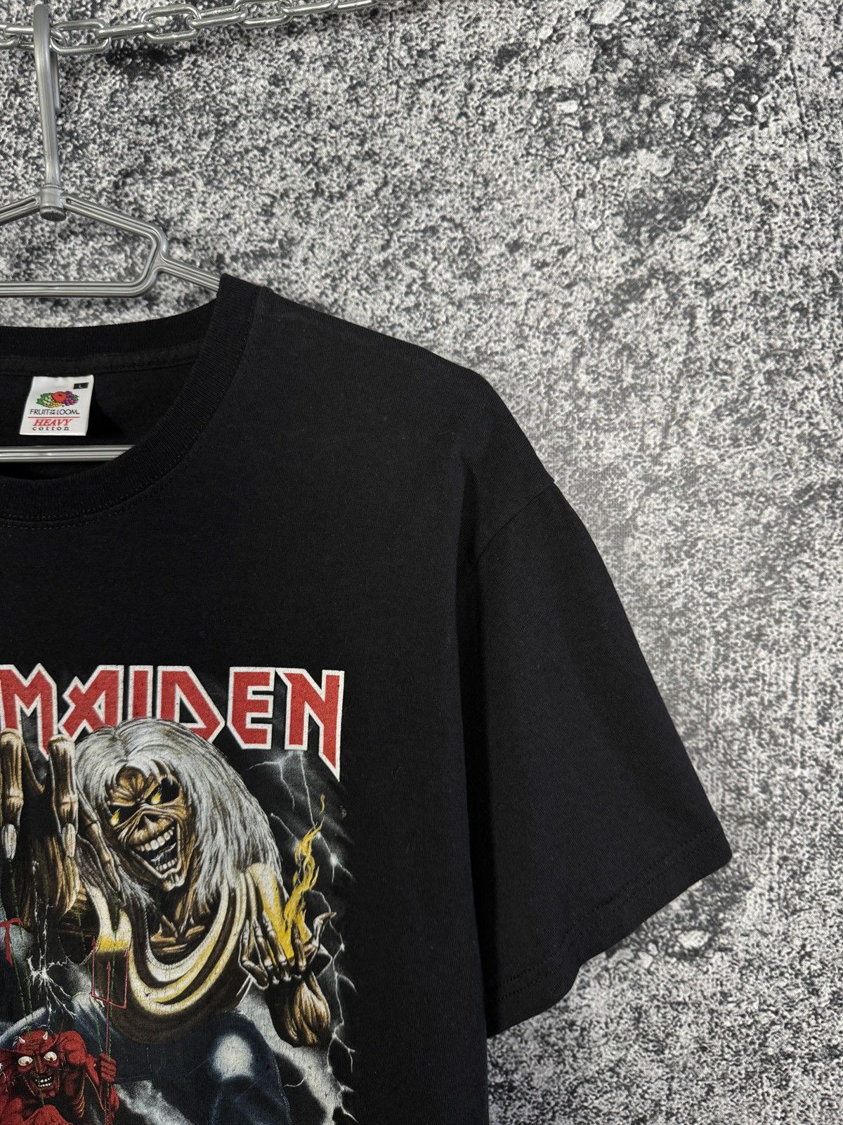 Iron Maiden Iron Maiden Rock T-Shirt Number The Beast Vintage Size L Size US L / EU 52-54 / 3 - 2 Thumbnail