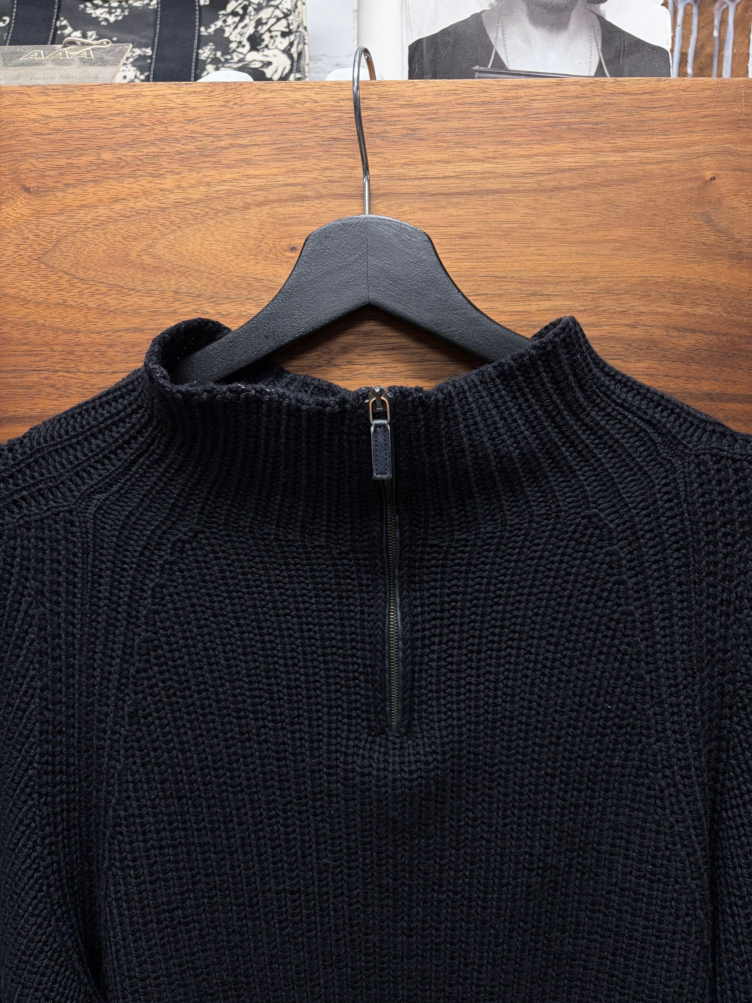 Gucci Gucci by Tom Ford Quarter Zip ‘Drivers Knit’ Wool Ribbed Sweater Size US L / EU 52-54 / 3 - 2 Thumbnail
