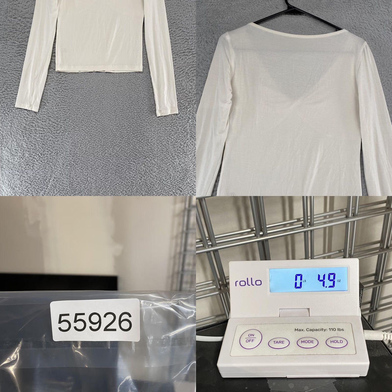 Lululemon Lululemon Shirt Womens S 6/8 Modal Silk V-Neck Long Sleeve Yoga Balletcore White Shirt T-Shirt Pullover Slim Regular Casual Size S / US 4 / IT 40 - 8 Thumbnail