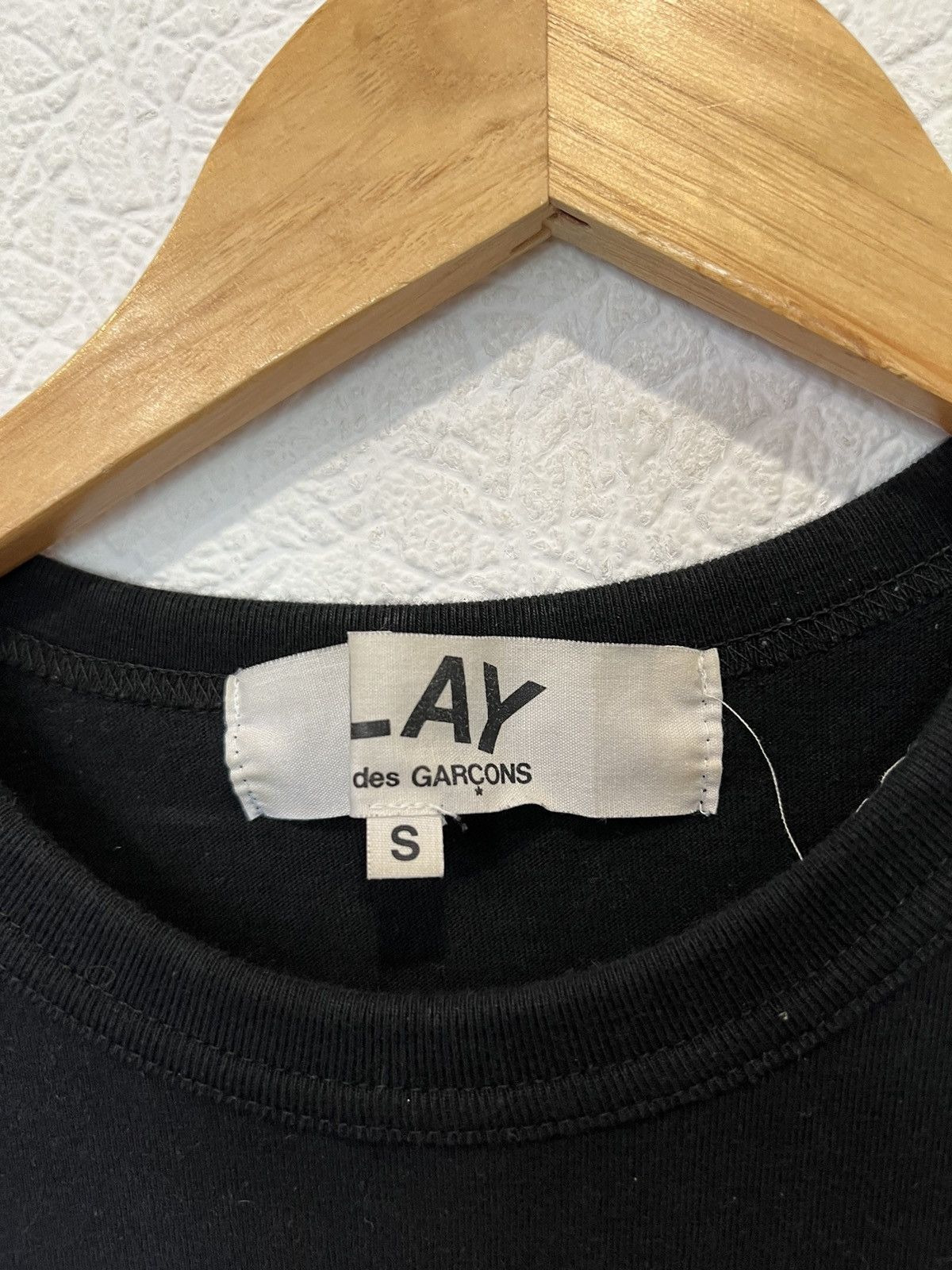 Comme des Garcons × Vintage Comme des Garcons PLAY Black T Shirt Size US S / EU 44-46 / 1 - 3 Thumbnail