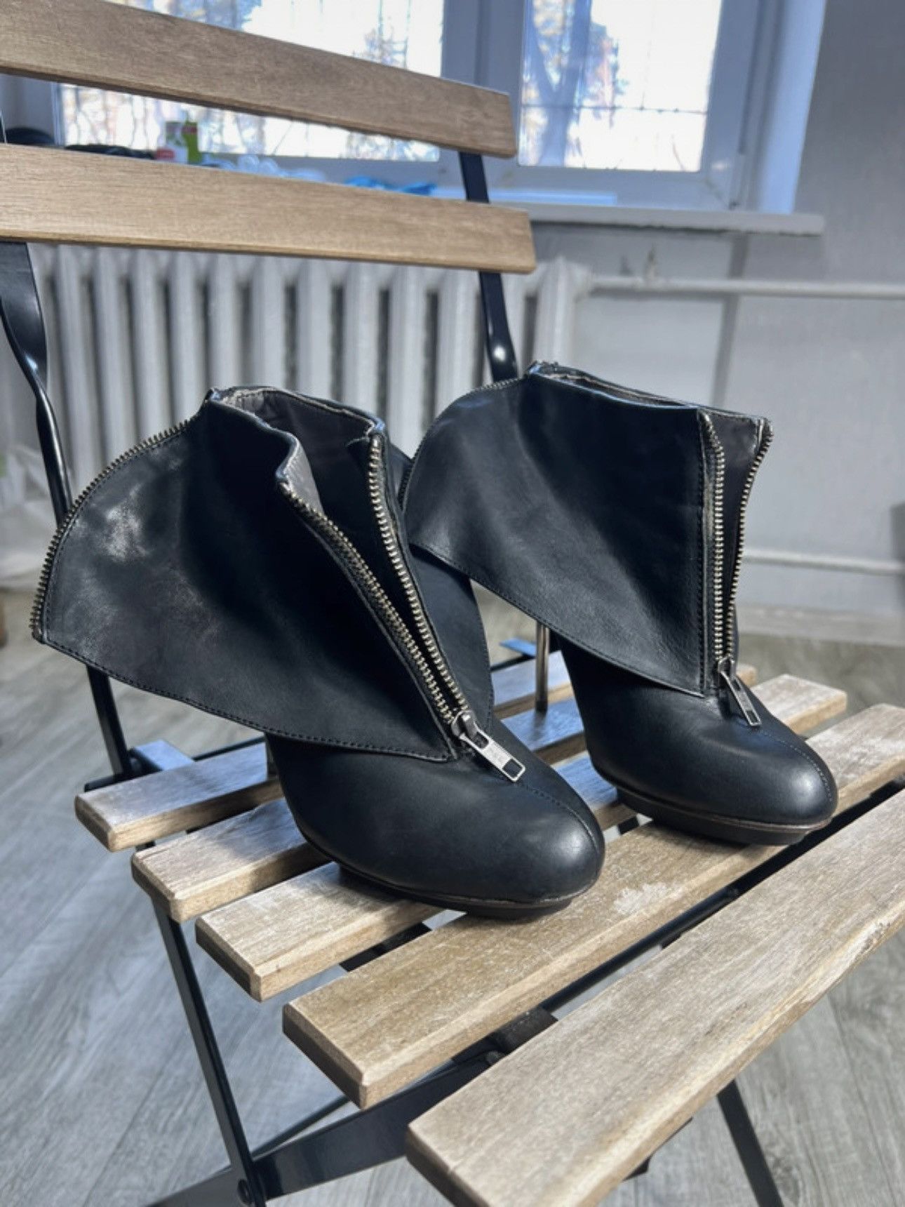 UNITED NUDE Rare UNITED NUDE Heels Avant Garde Like Ann Demeulemeester Size US 7 / IT 37 - 4 Thumbnail