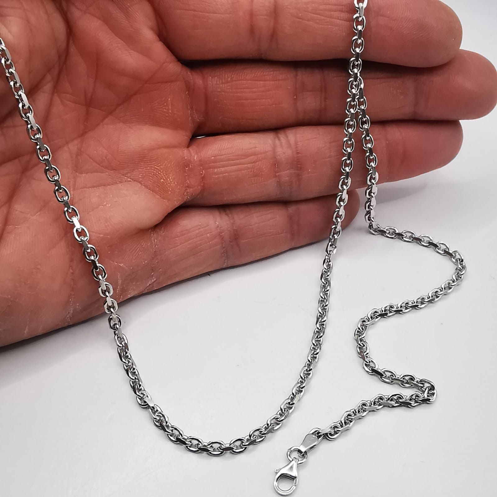 Sterling Silver Vintage Chain Necklece,925 Sterling Silver,Signed , 15,89g Size ONE SIZE - 8 Thumbnail