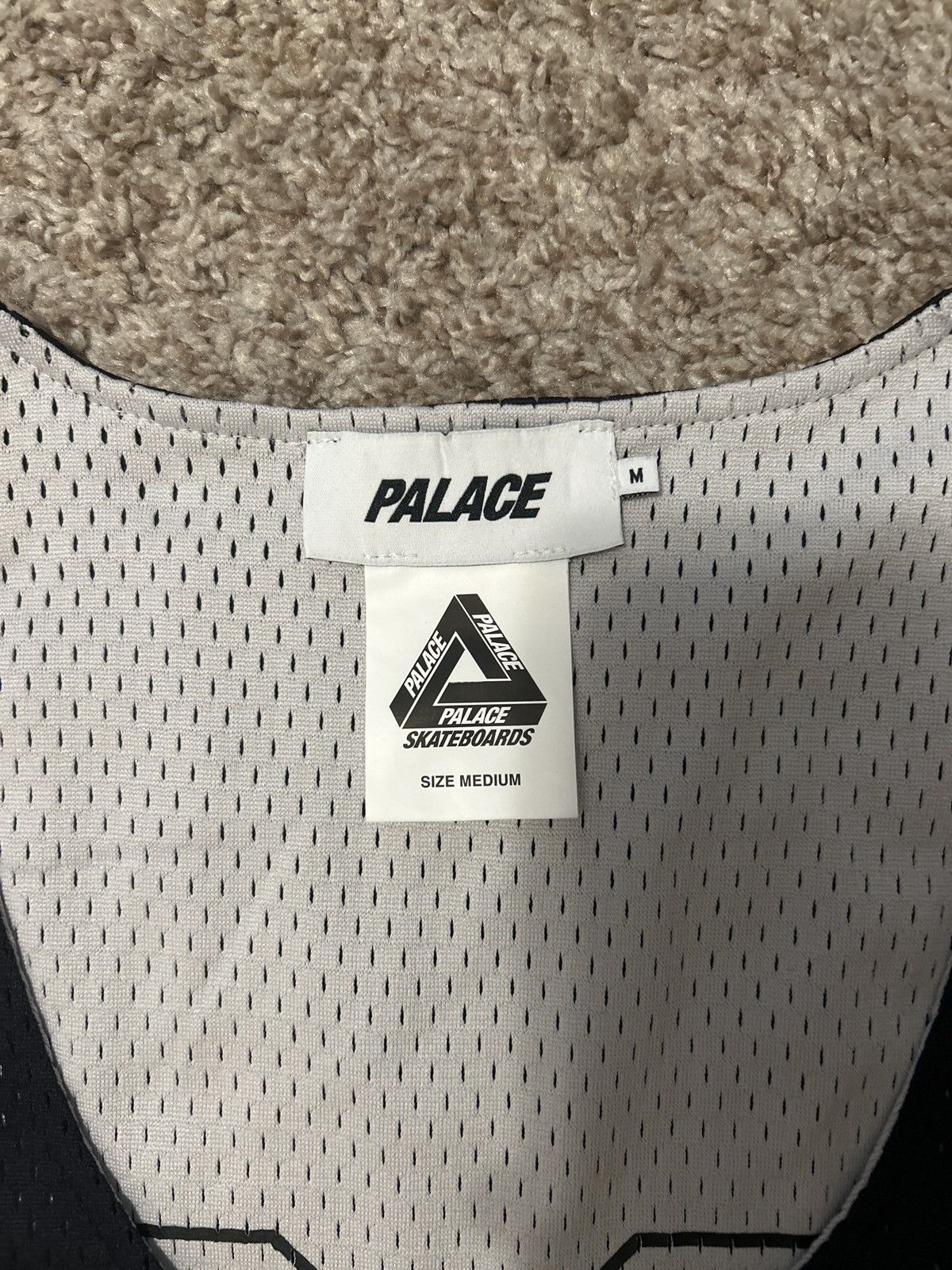 Palace Palace Mesh Reverso Jersey Black/White Size Medium Size US M / EU 48-50 / 2 - 5 Thumbnail