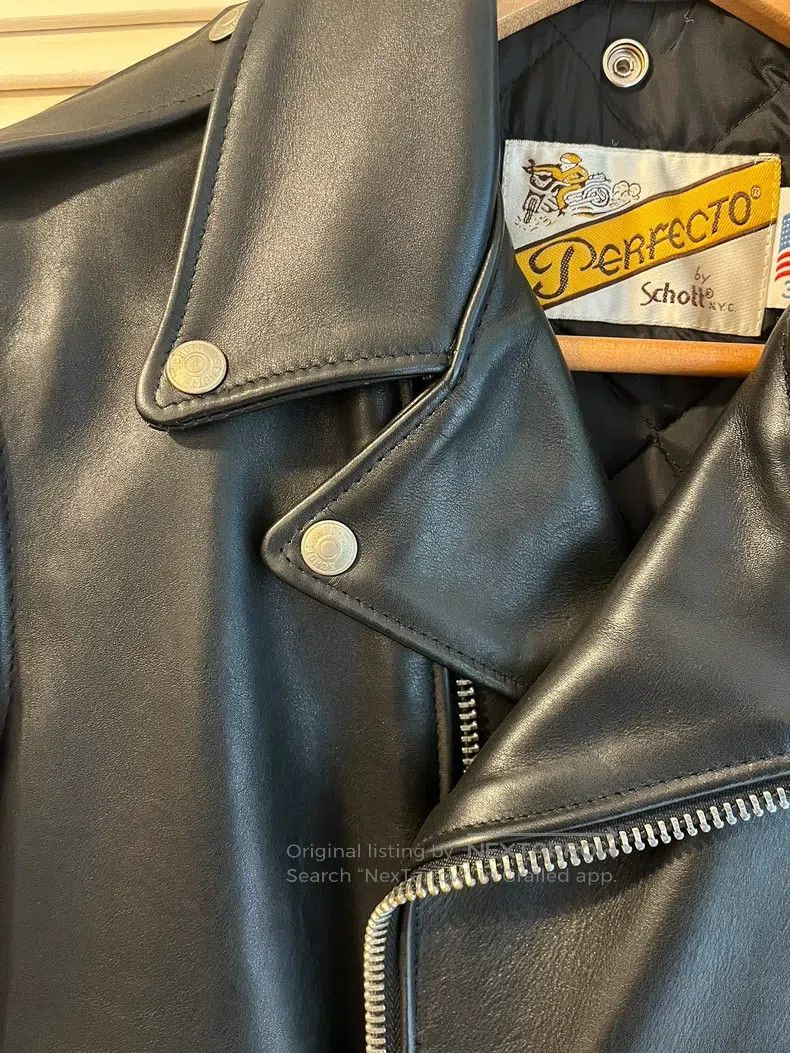 Schott Schott 118 leather motorcycle leather jacket Size US S / EU 44-46 / 1 - 3 Thumbnail