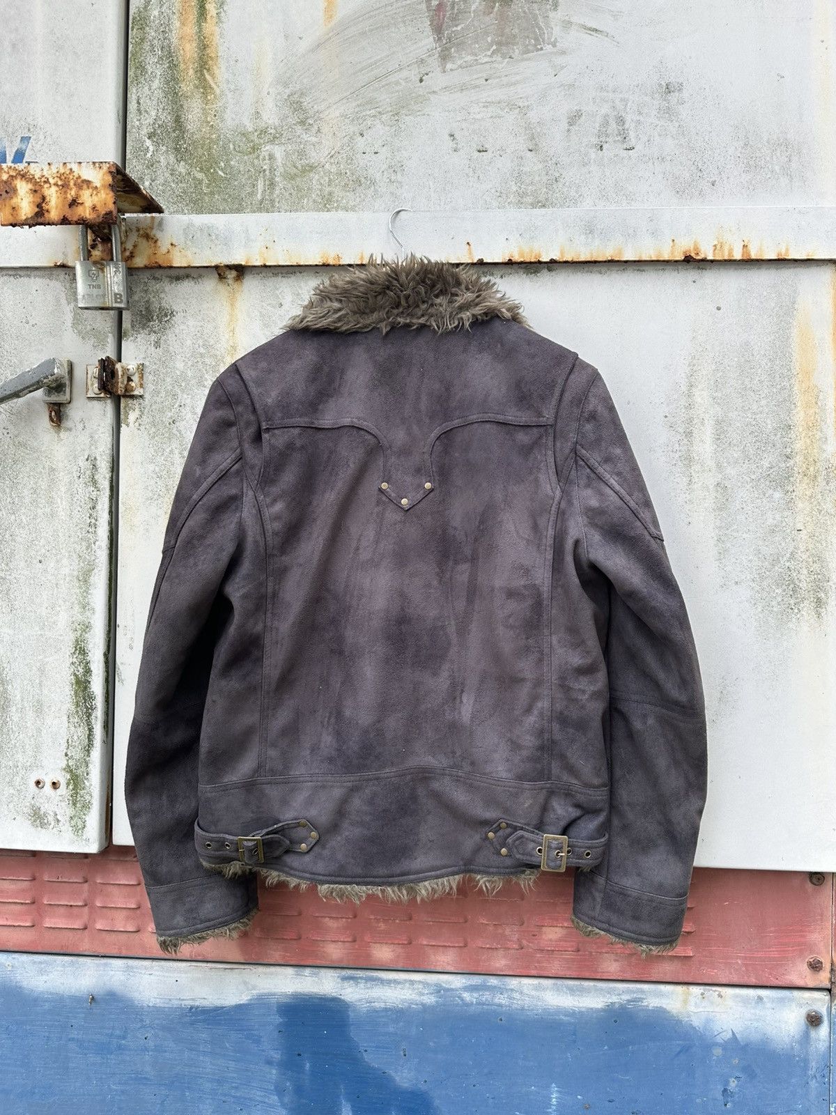 Vintage 👹Vintage Apestein Black Suede Fleece Lined Jacket Size US M / EU 48-50 / 2 - 8 Thumbnail