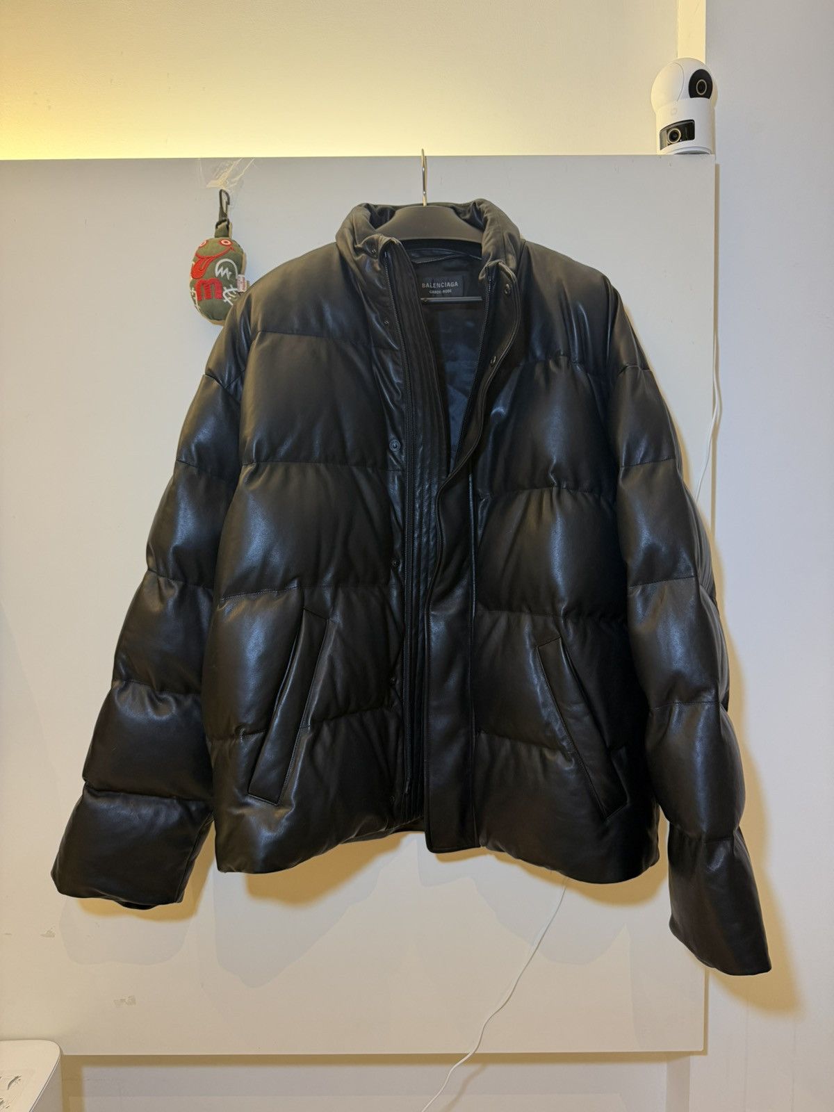 Balenciaga Balenciaga Garde-Robe Leather Puffer Jacket Black Size 44 Size US S / EU 44-46 / 1 - 2 Thumbnail