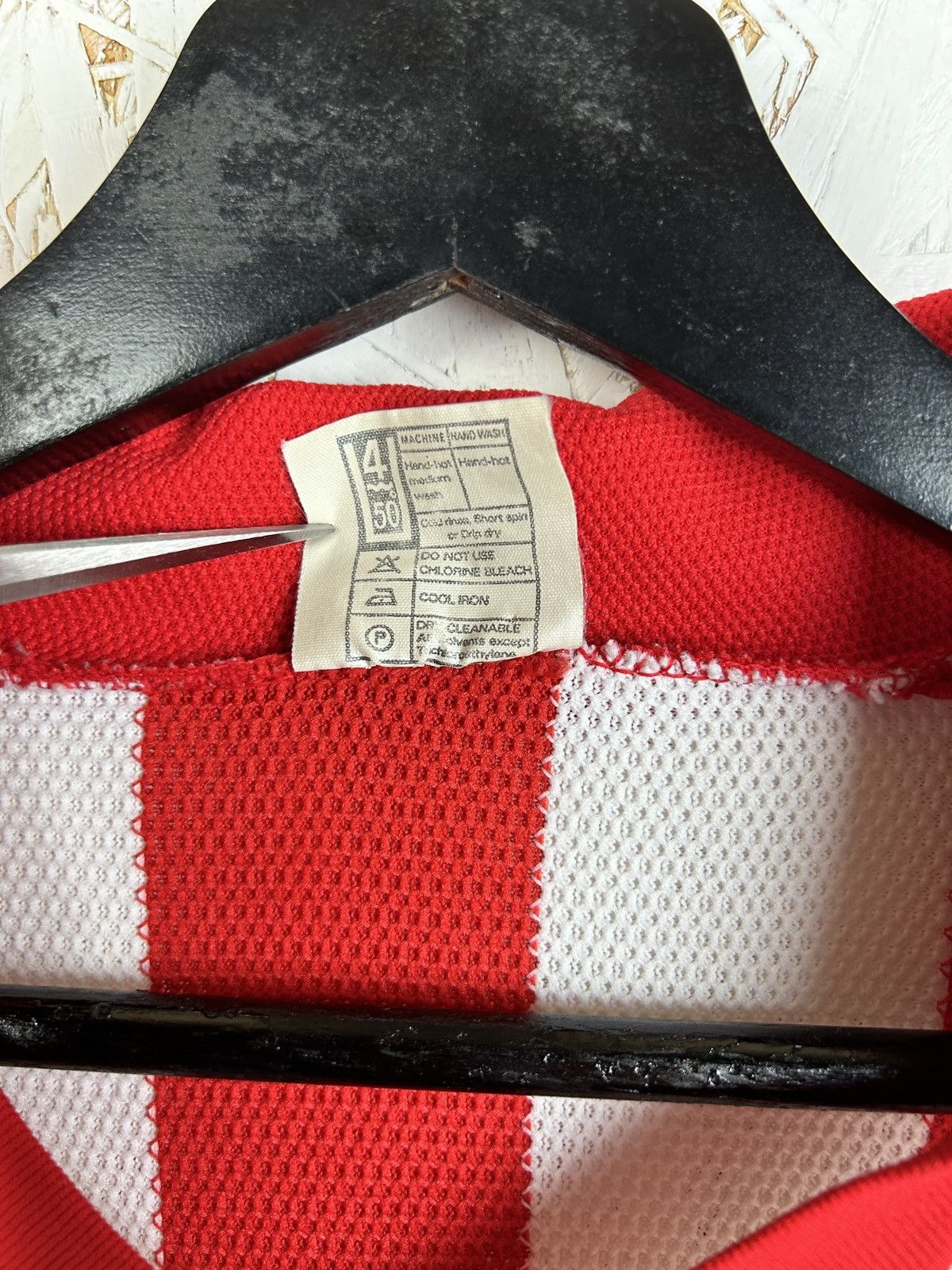 Umbro 70s Sunderland AFC 1977/78 Home Soccer Jersey Player Issue Size US L / EU 52-54 / 3 - 9 Thumbnail