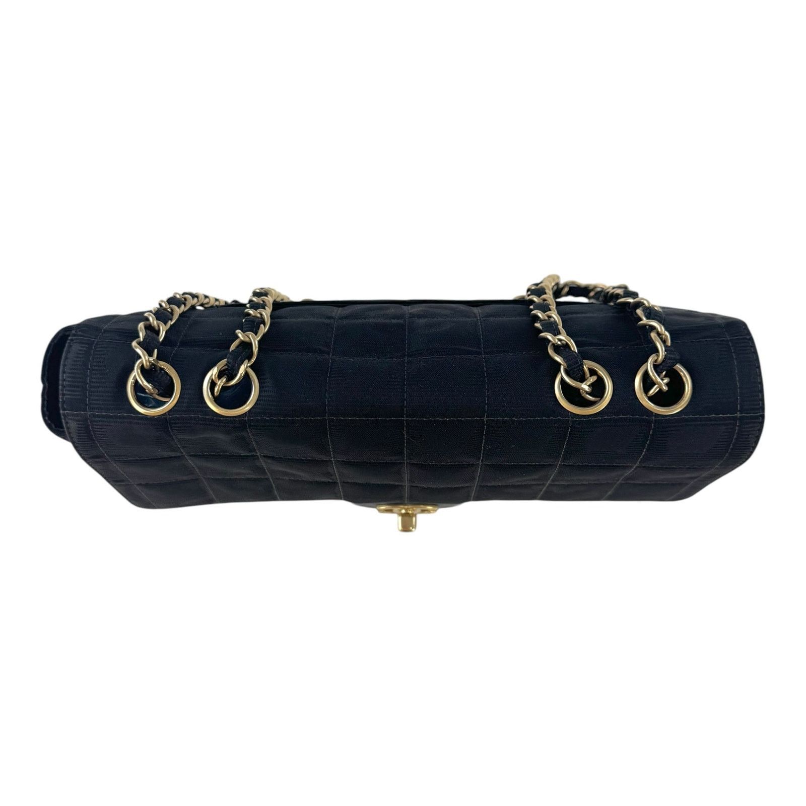 Chanel Chanel Vintage Travel Line Chocolate Bar Flap Bag Size ONE SIZE - 6 Thumbnail