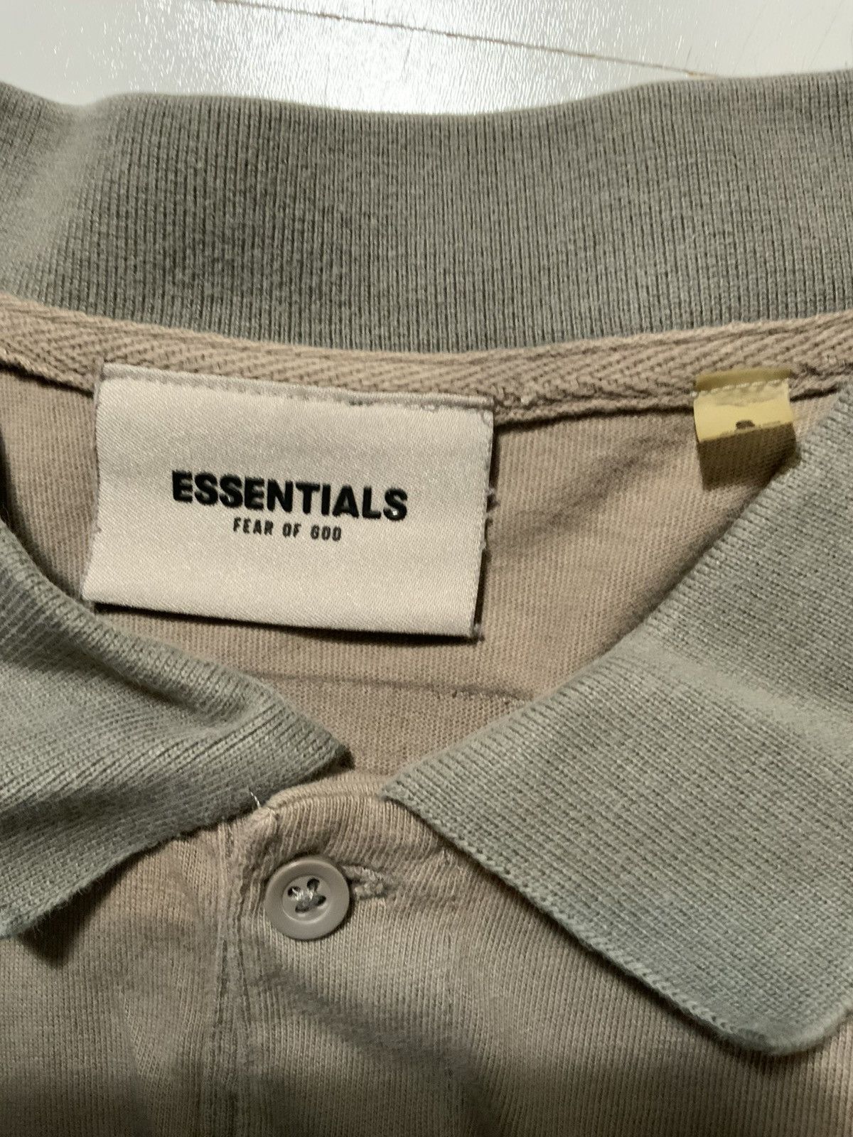 Fear of God Fear Of God Essentials Desert Taupe Reflective Polo Shirt Size US S / EU 44-46 / 1 - 8 Thumbnail