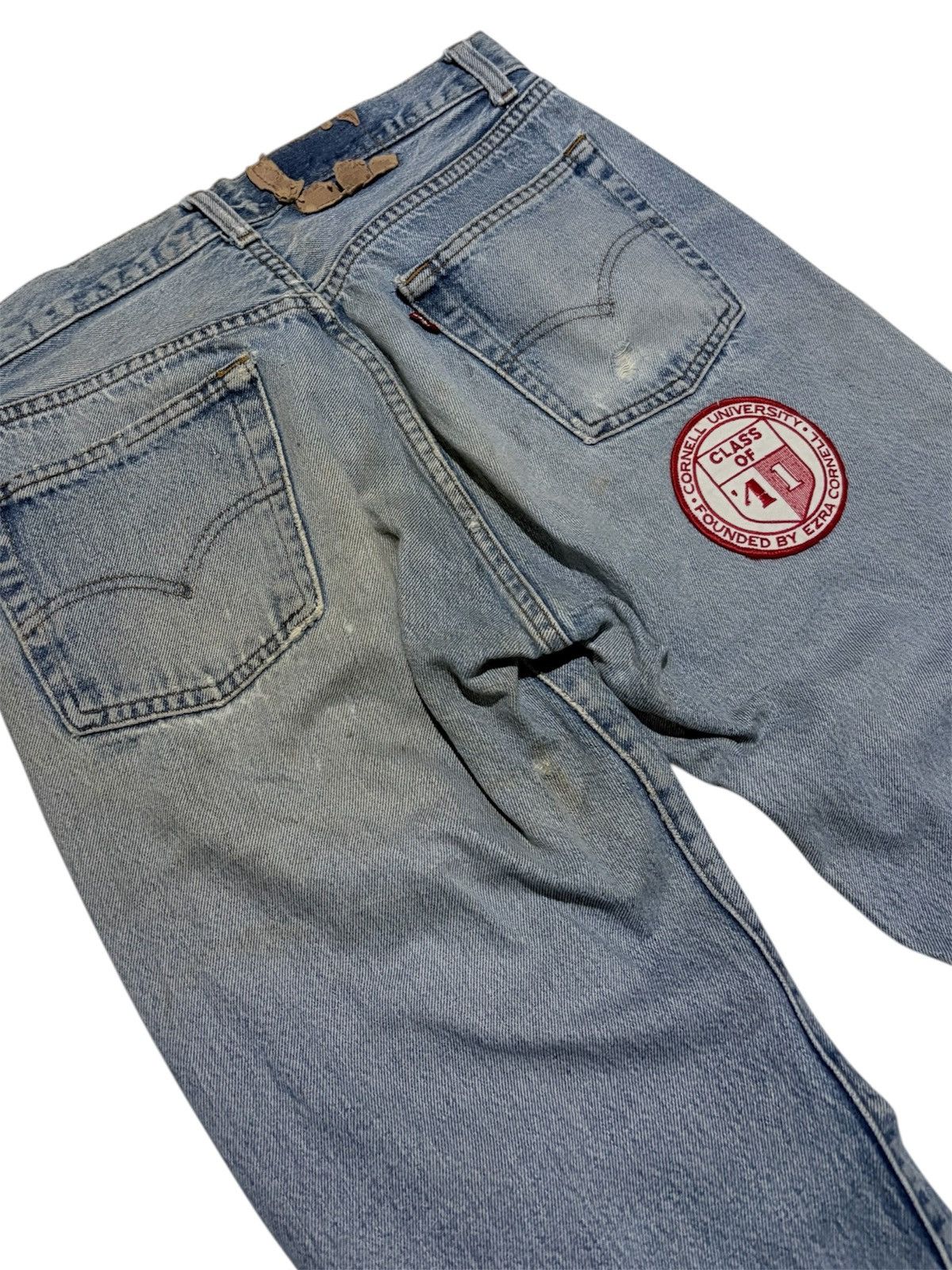 Levi's Vintage 1983 Levis 501 Distressed Denim Size US 30 / EU 46 - 4 Thumbnail