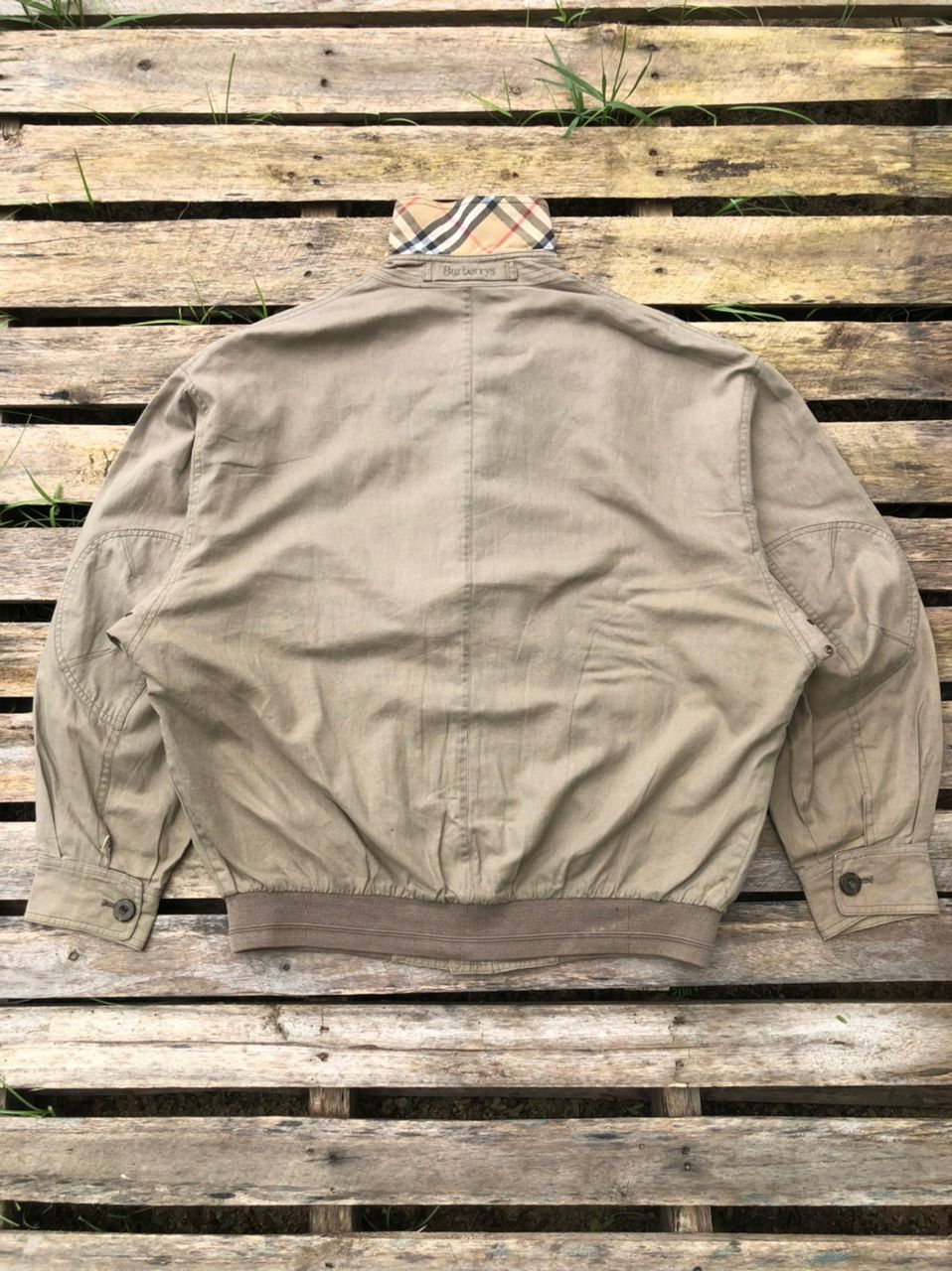 Burberry × Vintage Vintage Burberrys Nova Check Jacket Size US L / EU 52-54 / 3 - 3 Thumbnail