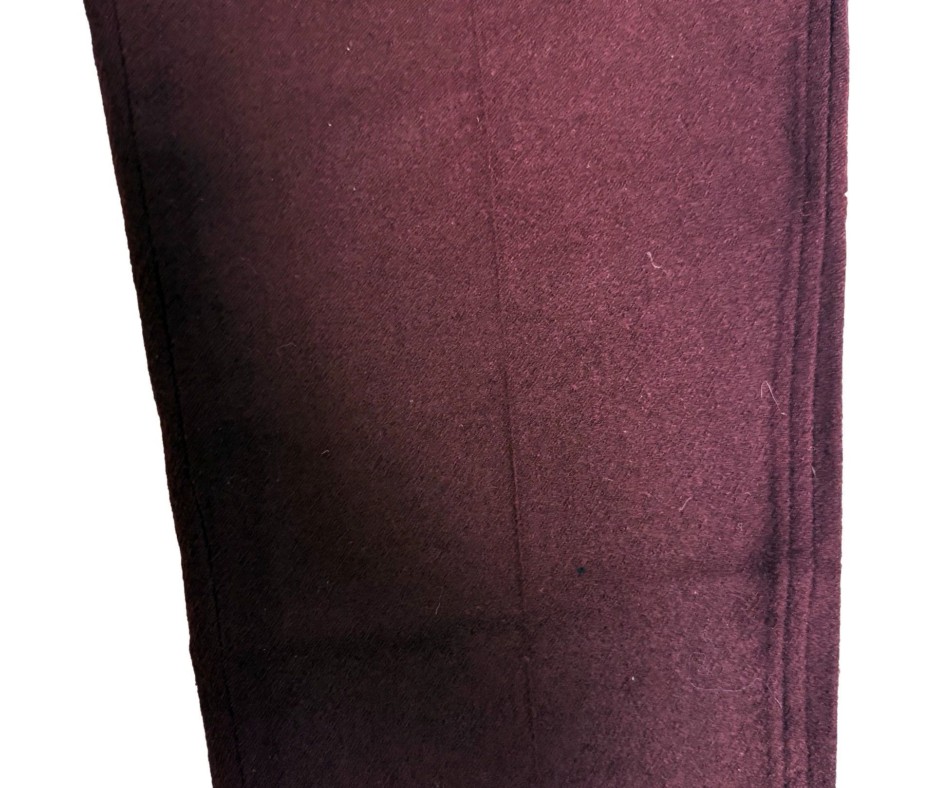 Yohji Yamamoto Yohji Yamamoto 12AW Burgundy Wool Tapered 2 Size US 32 / EU 48 - 5 Thumbnail