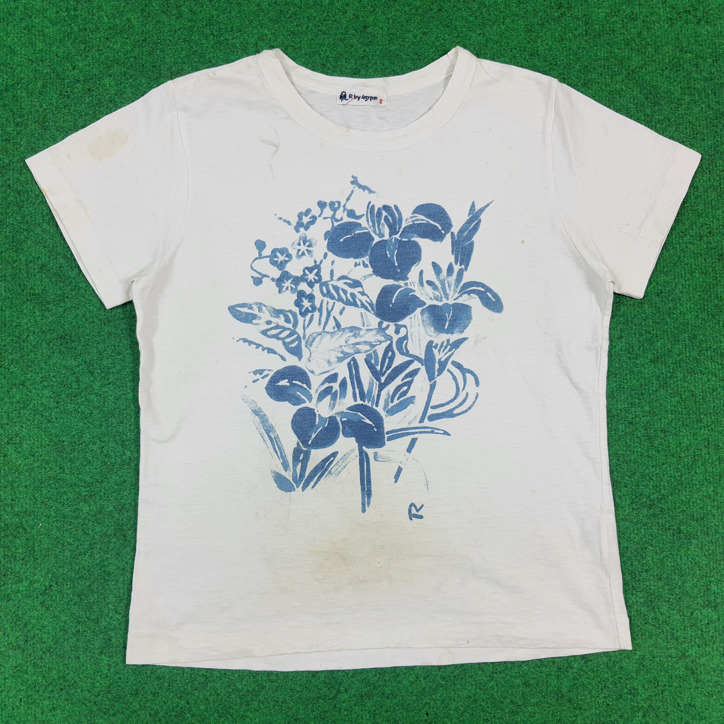 45rpm Vintage R by 45rpm Japan Art Tshirt C299N9 Size S / US 4 / IT 40 - 1 Thumbnail