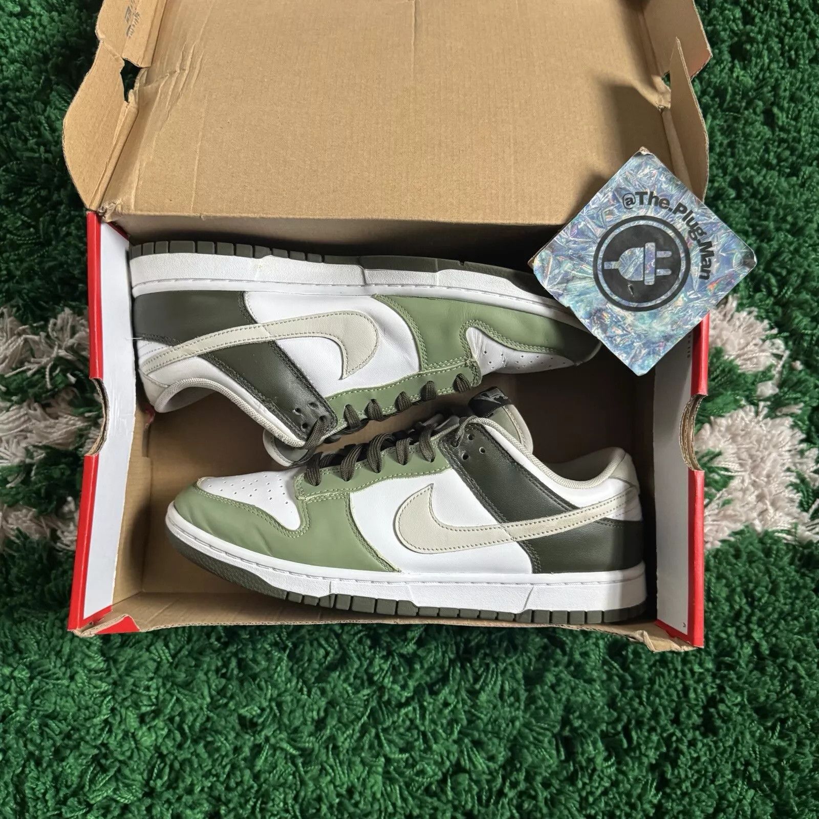 Nike Nike Dunk Low Oil Green Cargo Khaki Size US 10 / EU 43 - 6 Thumbnail