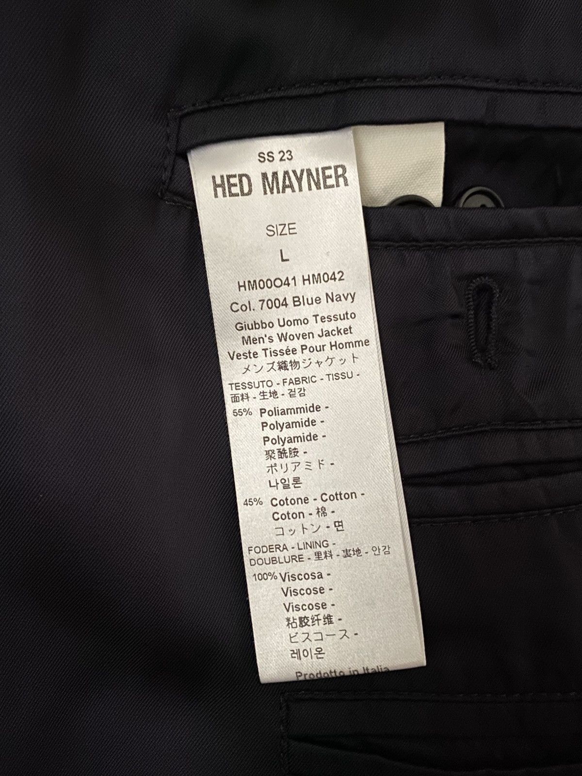Hed Mayner HED MAYNER 23S/S OVERSIZED BOMBER JACKET Size US L / EU 52-54 / 3 - 5 Thumbnail