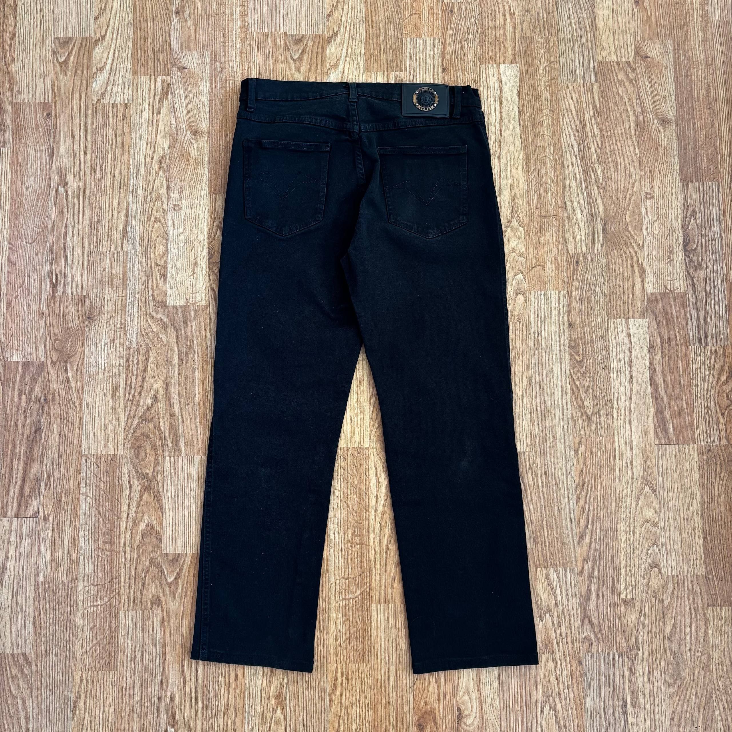 Versace Versace sport black casual jeans Size US 33 - 2 Thumbnail