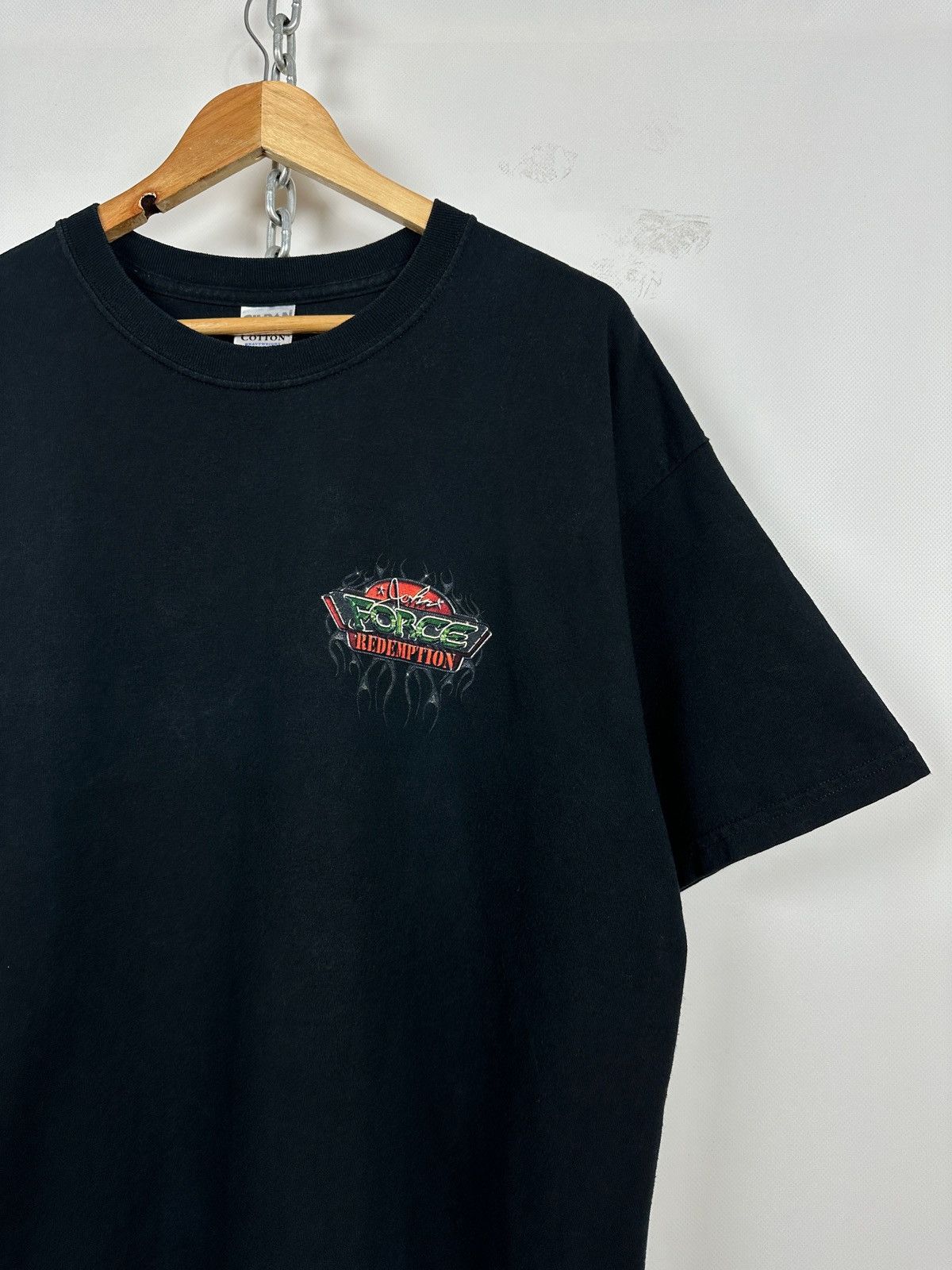 NASCAR 2004 Vintage John Force Redemption Tour NASCAR Ford T-Shirt Size US XL / EU 56 / 4 - 13 Thumbnail