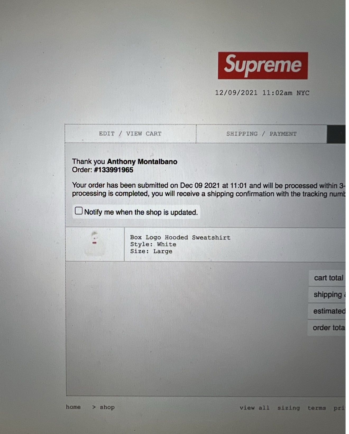 Supreme Supreme Box Logo Hooded Sweatshirt (FW21) Size US L / EU 52-54 / 3 - 12 Thumbnail