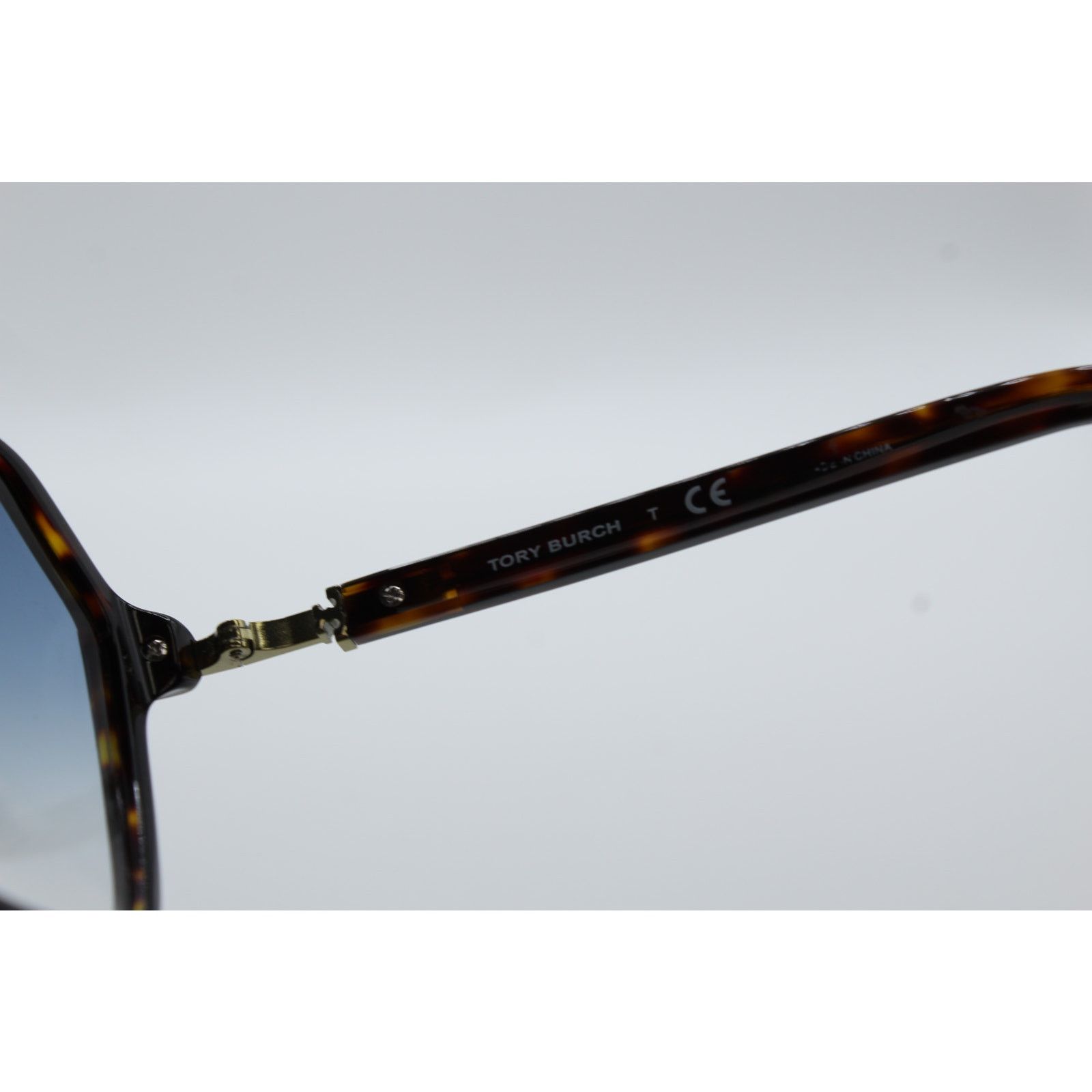 Tory Burch Tory Burch Hexagonal Tortoise Sunglasses Size ONE SIZE - 4 Thumbnail