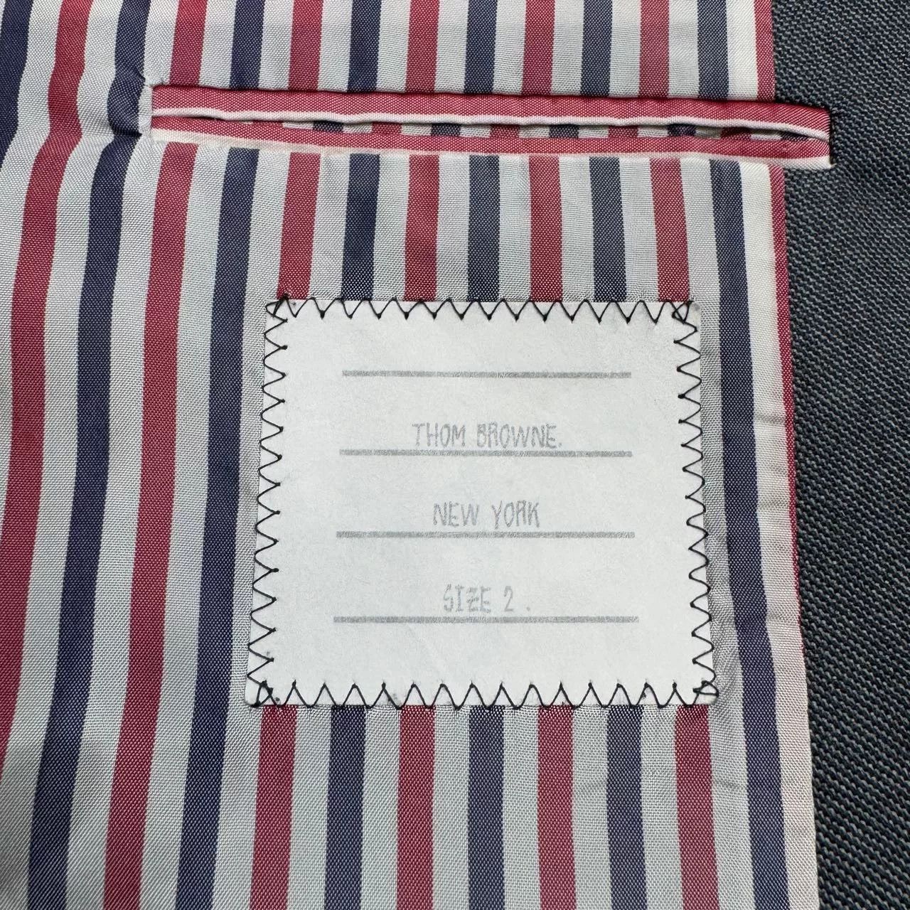Thom Browne Thom Browne Striped Wool Suit Jacket. Size US L / EU 52-54 / 3 - 4 Thumbnail