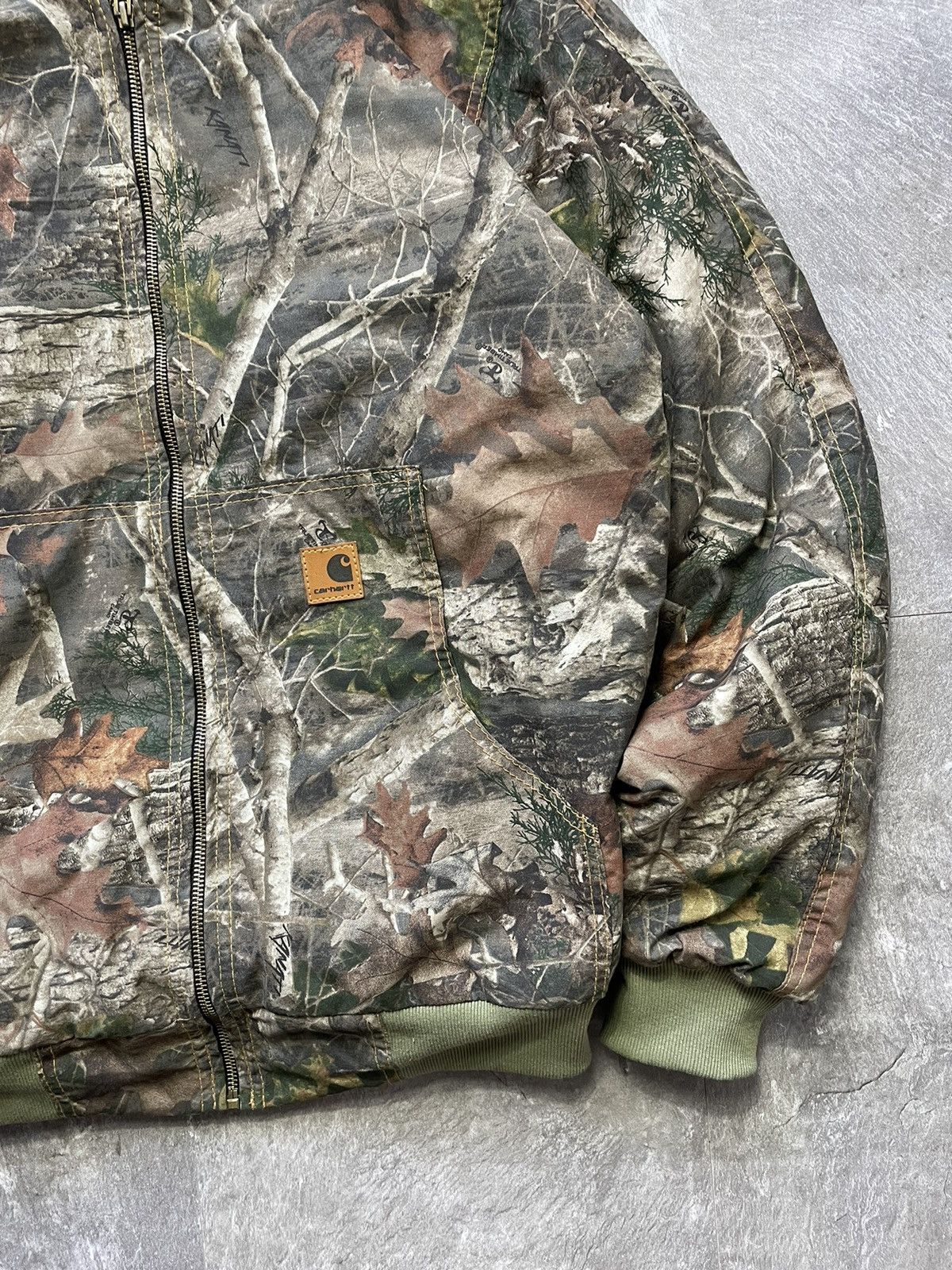 Carhartt 🚨Vintage Carhartt Realtree Camo Active Jacket Detroit Work Size US M / EU 48-50 / 2 - 2 Thumbnail