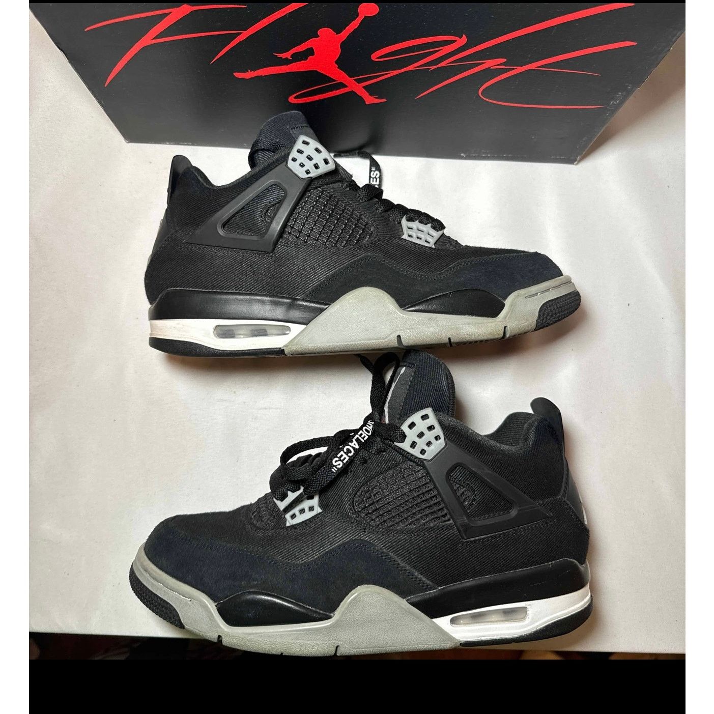 Jordan Brand × Nike Size 8 - Air Jordan 4 Retro SE Black Canvas Men's Shoes Size US 8 / EU 41 - 2 Thumbnail