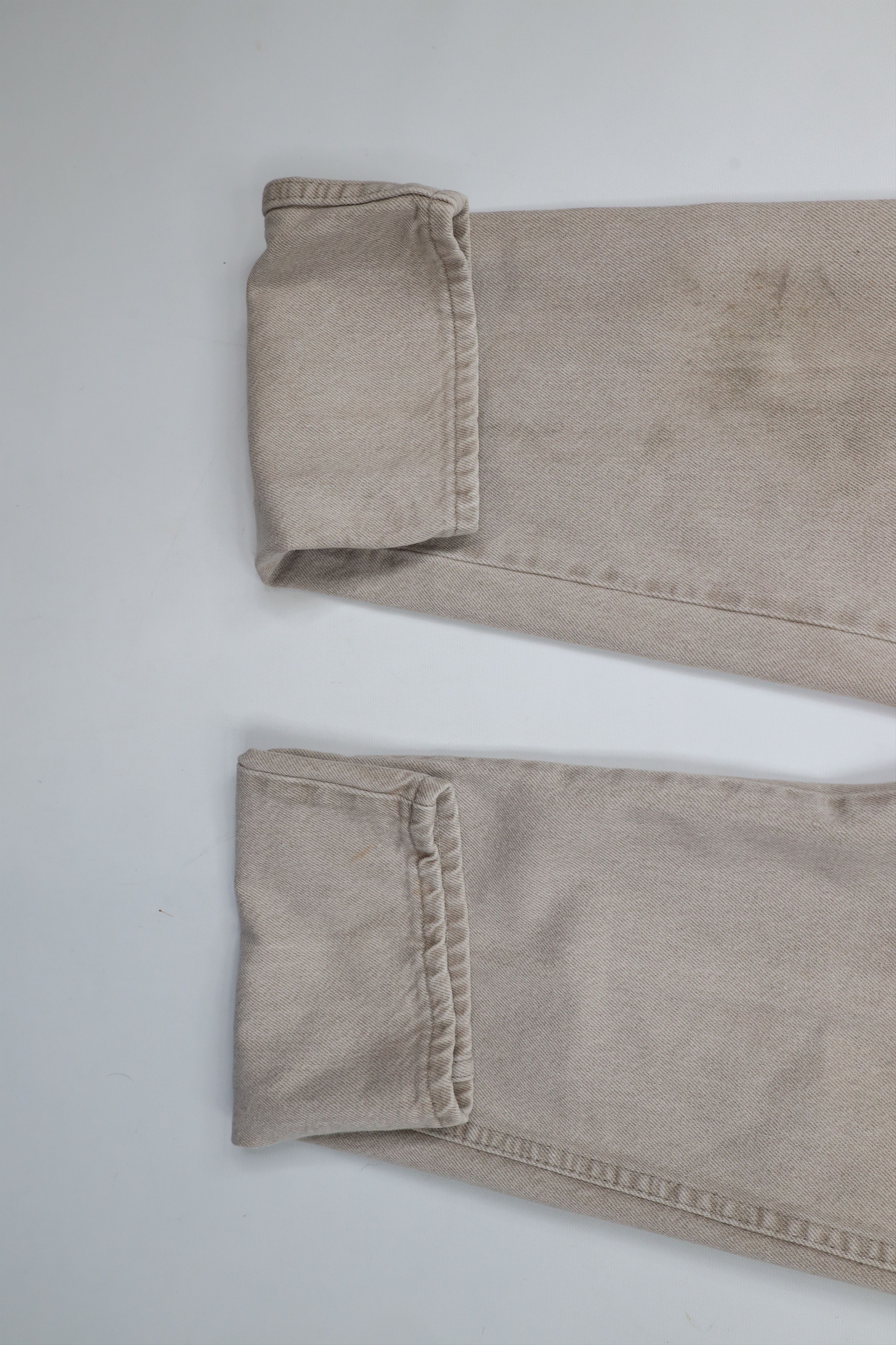 Vintage × Wrangler Vintage 90s Wrangler Fit Tapered Leg Denim Jeans Beige USA Size US 32 / EU 48 - 5 Thumbnail