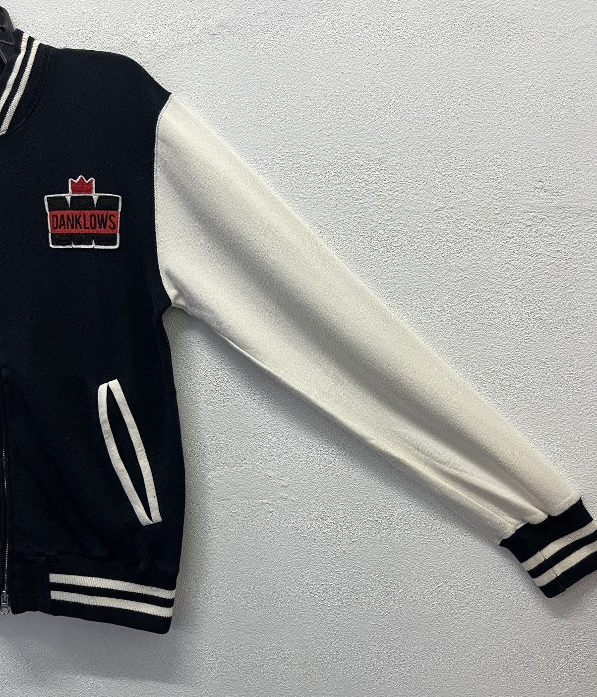 Beams Plus BEAMS x Danklows Varsity Jacket Black/White Cotton Zip-Up Size US S / EU 44-46 / 1 - 3 Thumbnail
