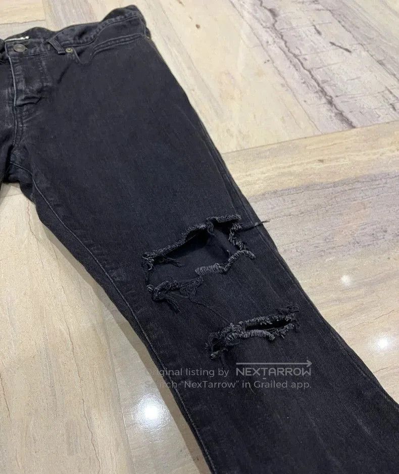 YSL Men's Distressed Denim Jeans.
