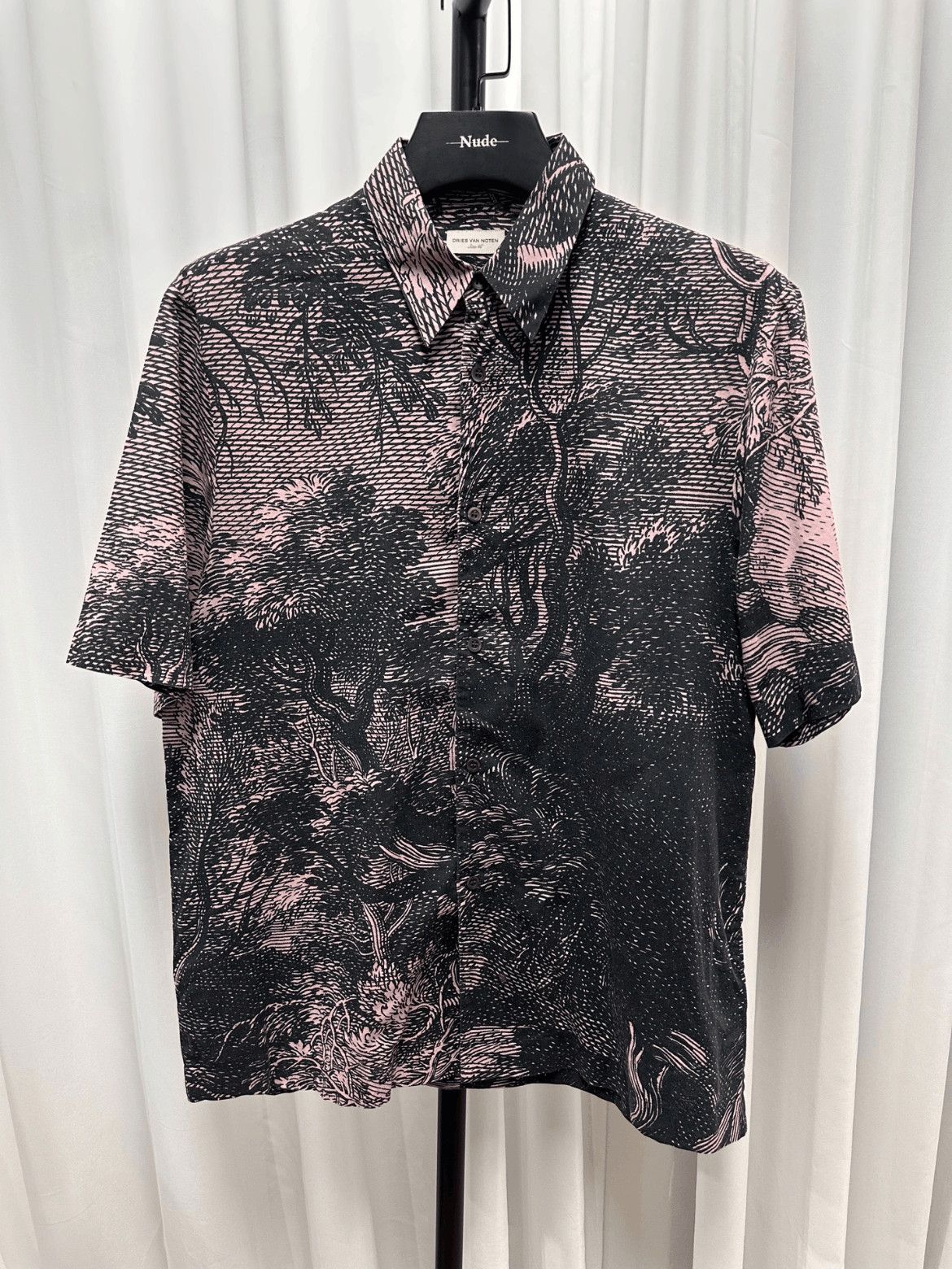 Dries Van Noten Sz 46 Dries Van Noten Painting Shirt-2506