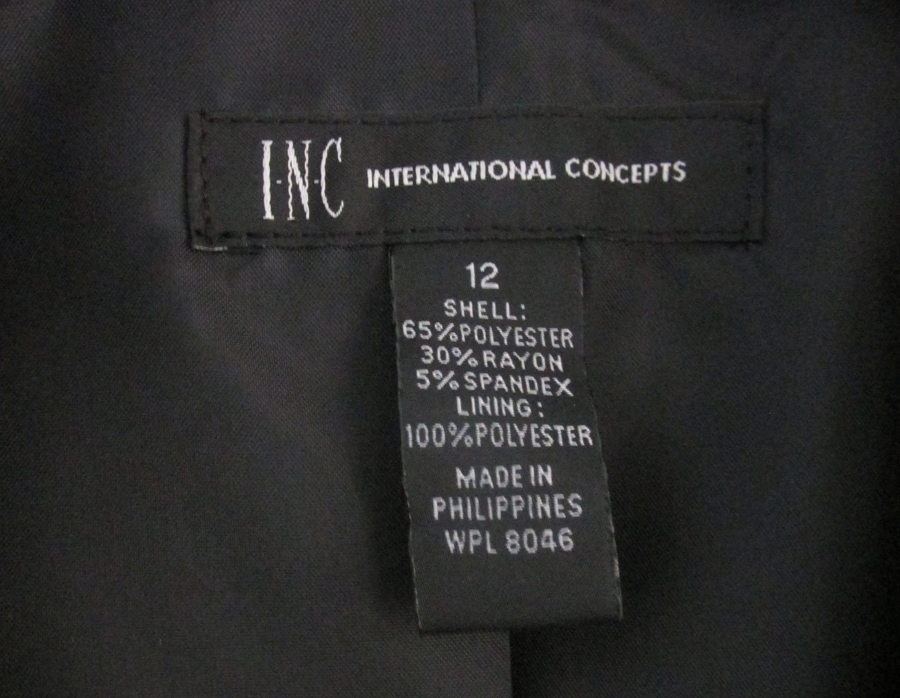 I.N.C I N C Women's Blazer Size 12 Size XL / US 12-14 / IT 48-50 - 3 Thumbnail