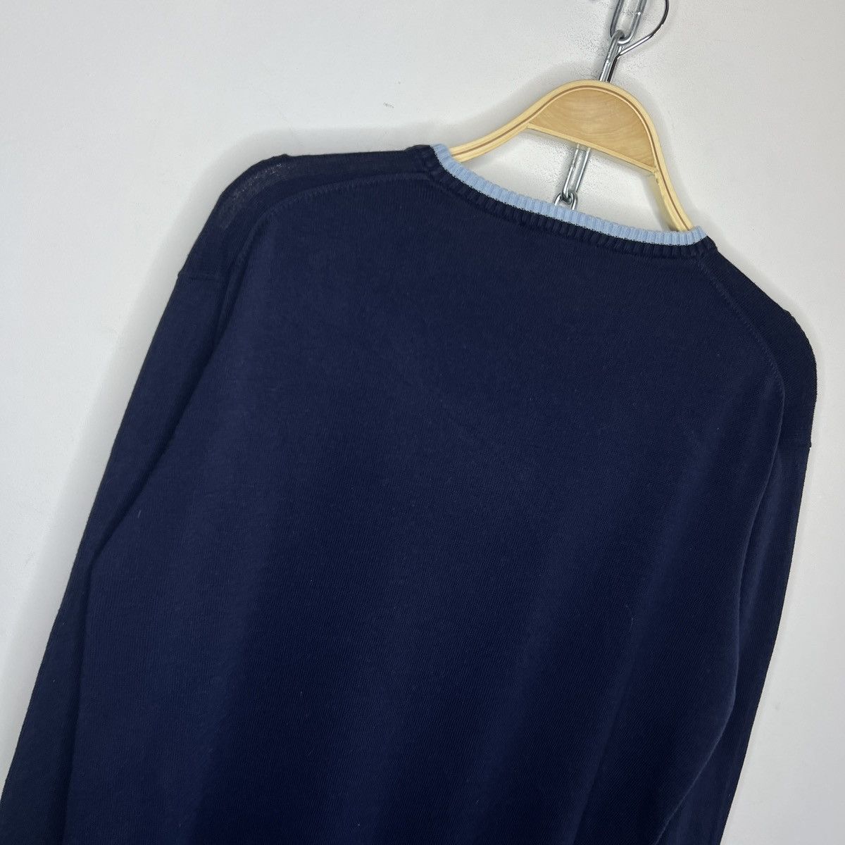 Yves Saint Laurent Yves Saint Laurent YSL Big Logo Knit Sweater Pullover Size US M / EU 48-50 / 2 - 9 Thumbnail