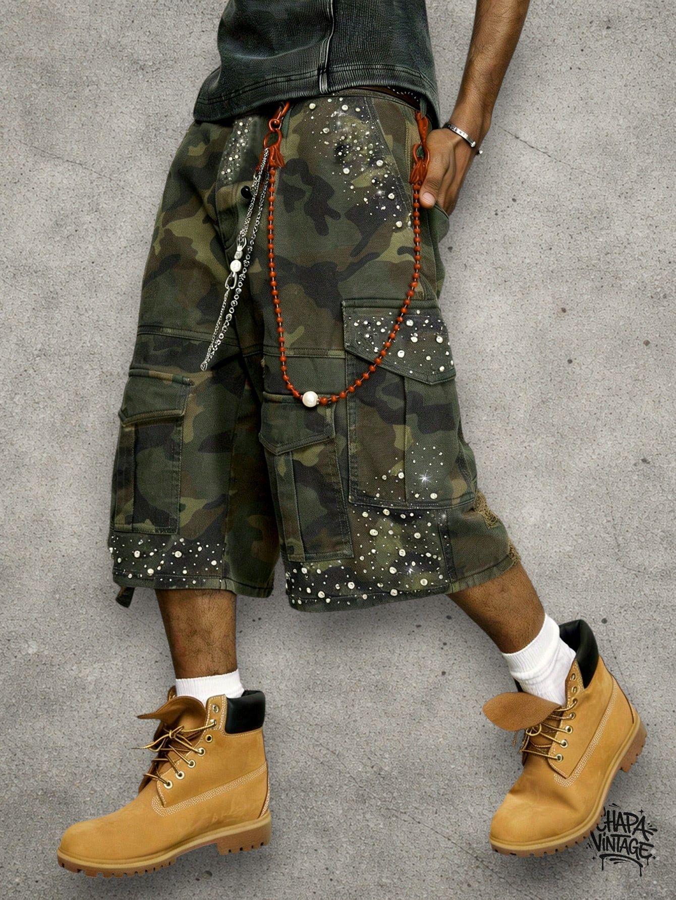 Japanese Brand Camo cargo shorts Size US 32 / EU 48 - 3 Thumbnail