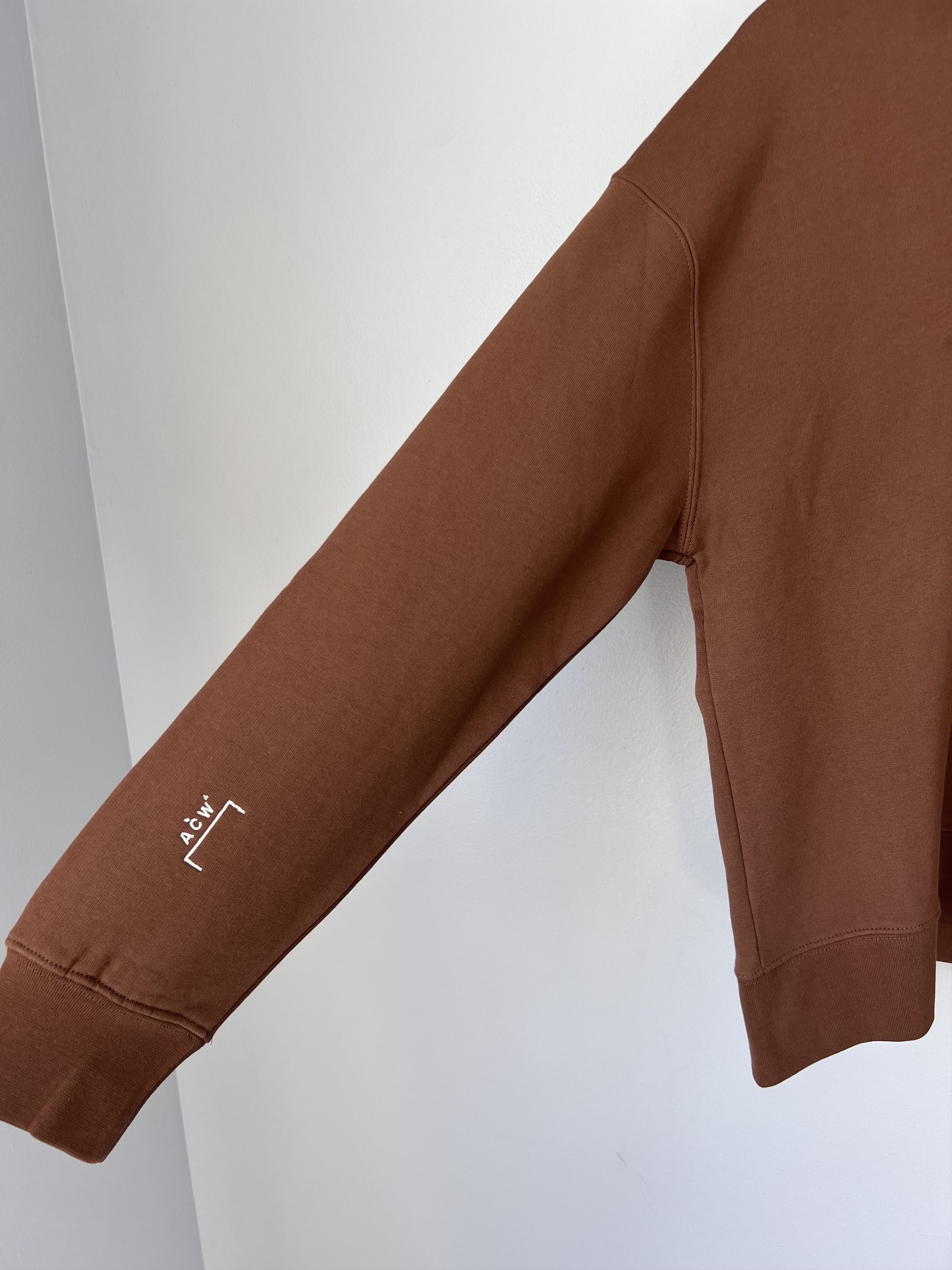 A-COLD-WALL* A Cold Wall Bracket Knitted Essential Hoodie in Brown Size US M / EU 48-50 / 2 - 4 Thumbnail