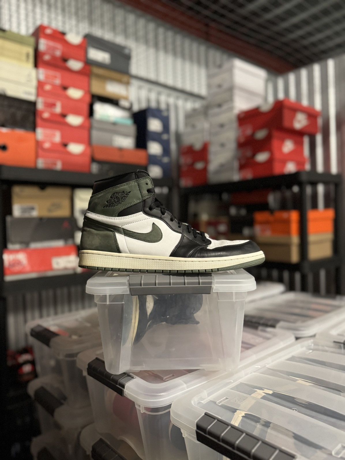 Jordan 1 Retro High OG Clay Green Size 13