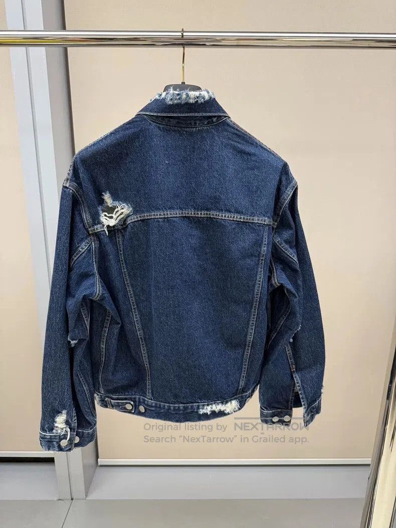 Acne Studios Acne Studios FW24 Distressed Denim Jacket. Size US XXS / EU 40 - 2 Thumbnail