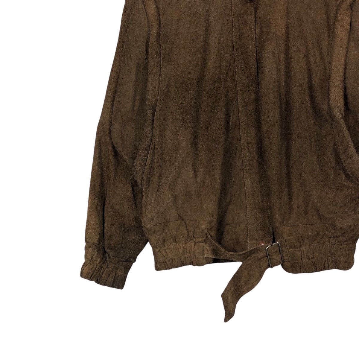 Genuine Leather 📌Vintage Fly Bomber Jacket Leather Danna Issey Miyake Size US M / EU 48-50 / 2 - 5 Thumbnail