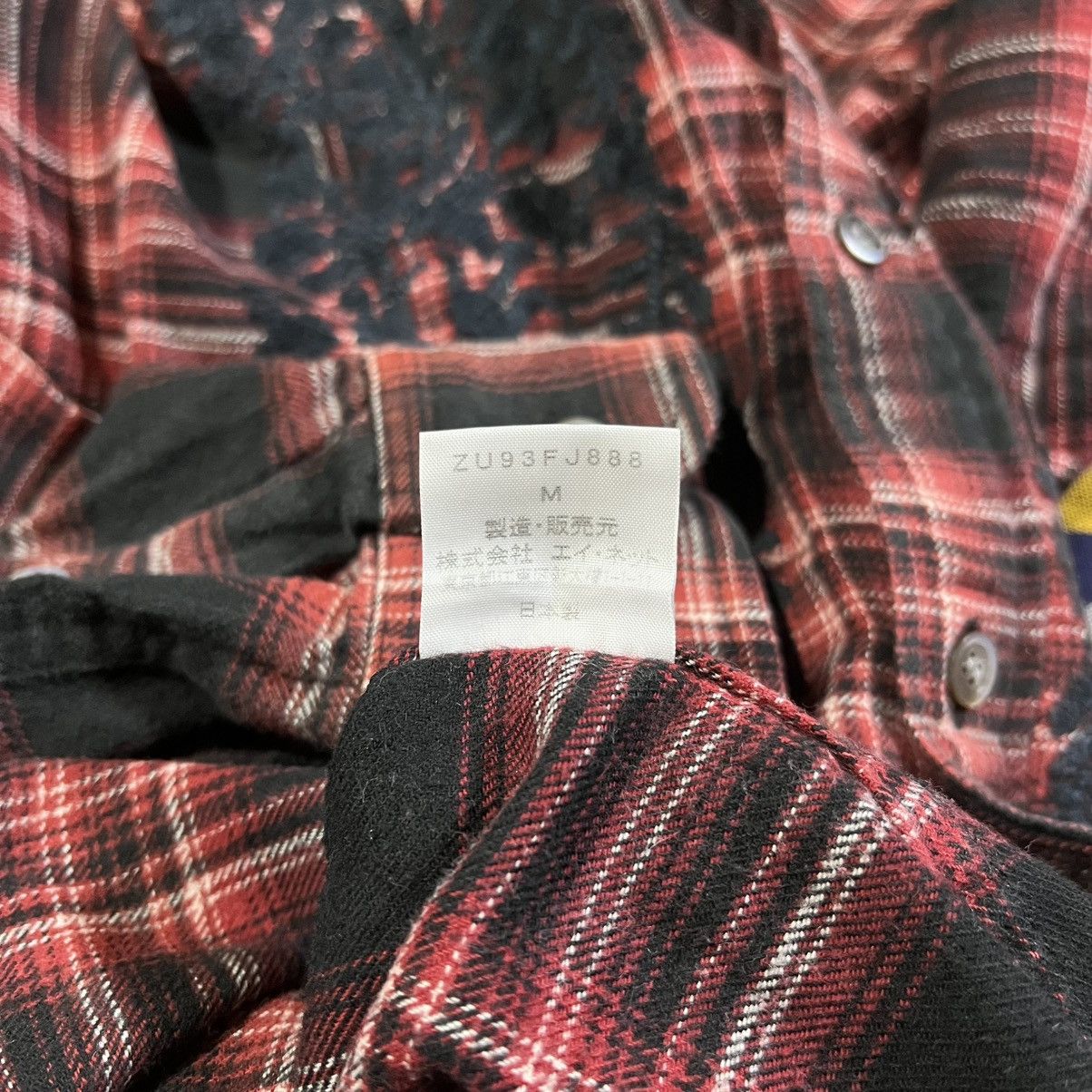 CABANE de ZUCCa Zucca Plaid Button Up Shirt Embroidered Size US S / EU 44-46 / 1 - 8 Thumbnail