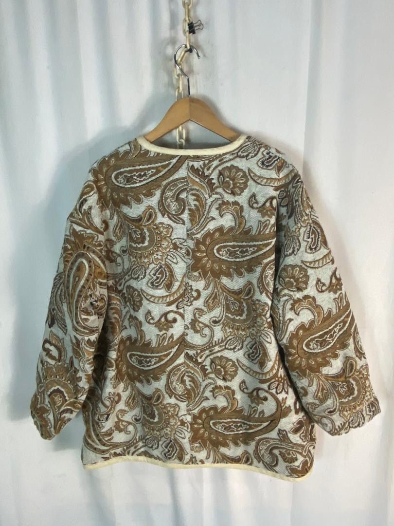 Japanese Brand Unisex🔥 tree cafe embroidered fullprint button up jacket Size L / US 10 / IT 46 - 12 Thumbnail